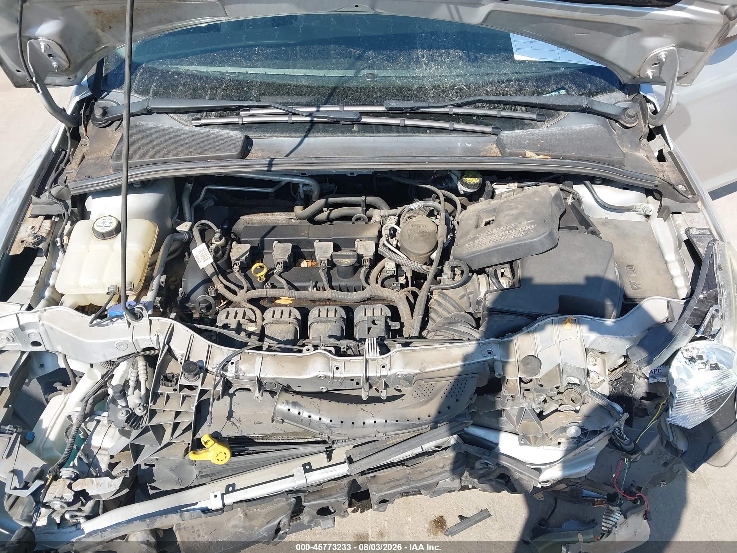2012 Ford Focus Se Silver vin: 1FAHP3K27CL250116