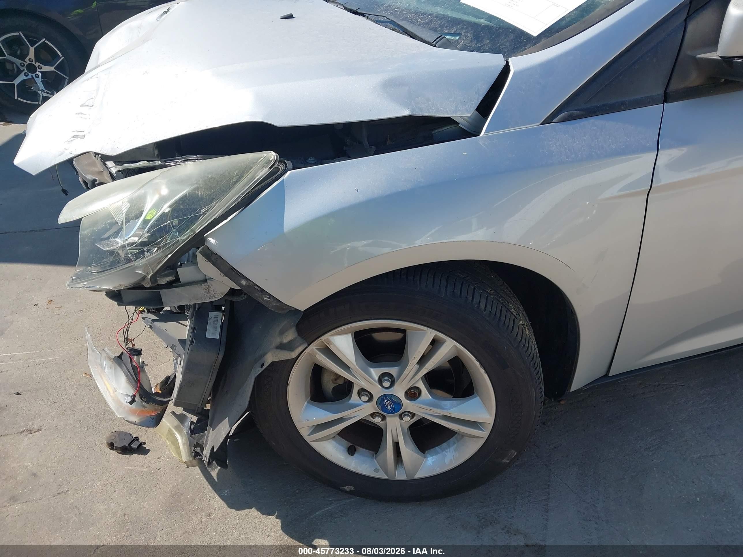 2012 Ford Focus Se Silver vin: 1FAHP3K27CL250116