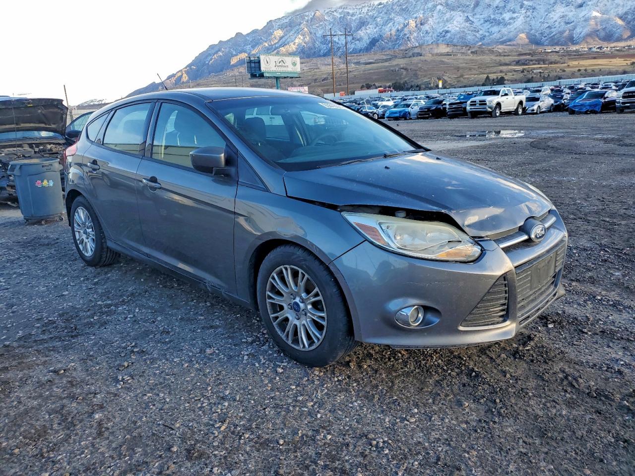 2012 Ford Focus Se Серый vin: 1FAHP3K27CL333576