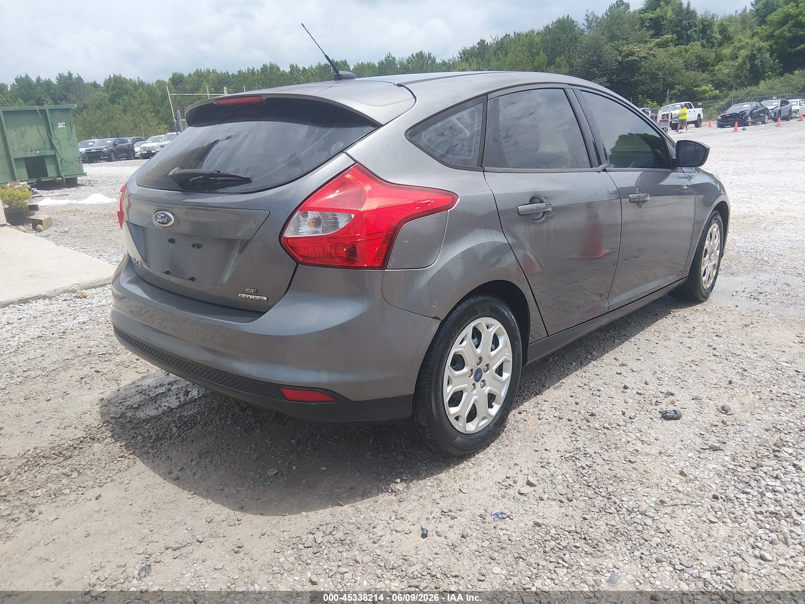2012 Ford Focus Se Серый vin: 1FAHP3K27CL428431