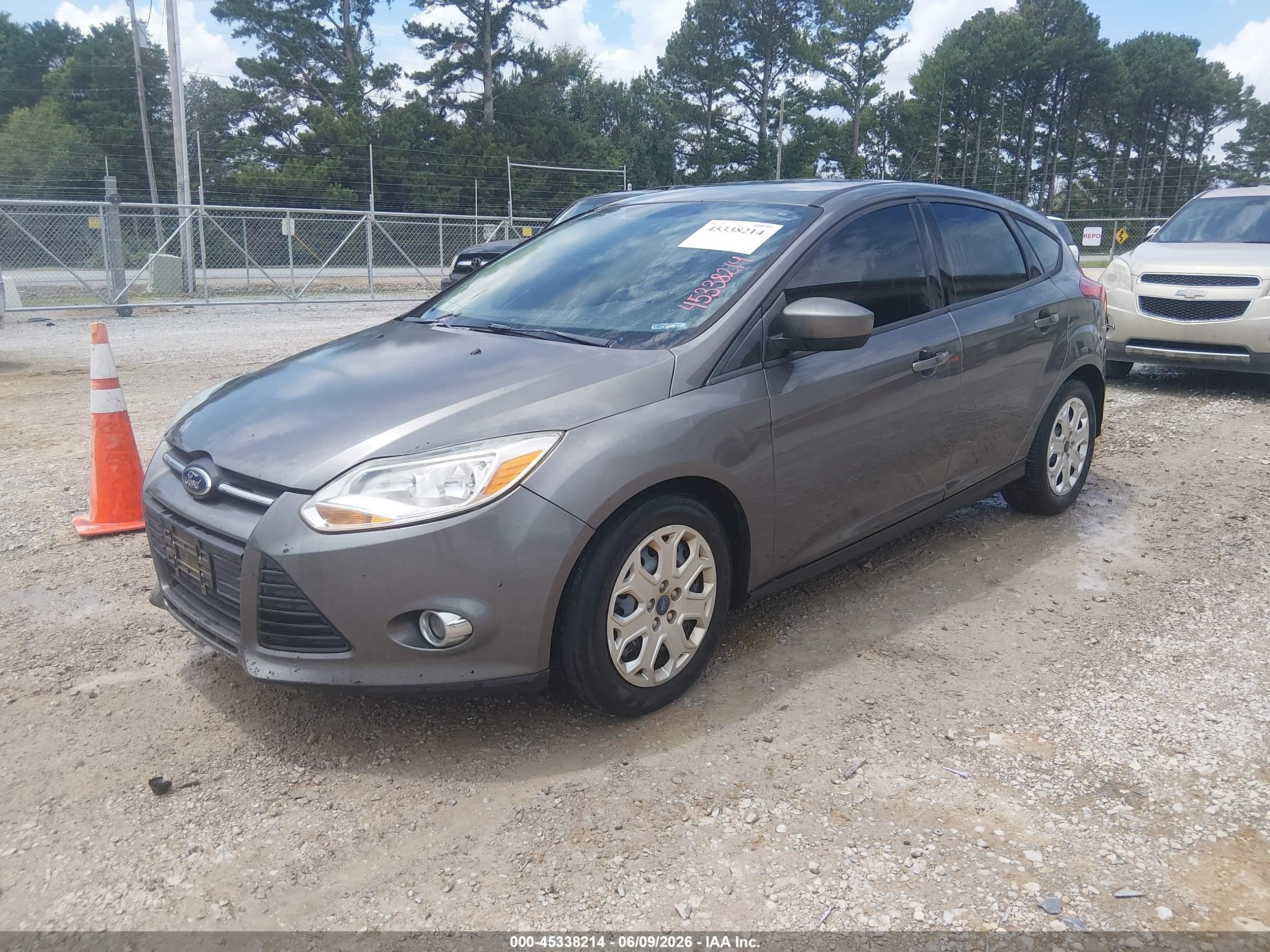 2012 Ford Focus Se Серый vin: 1FAHP3K27CL428431