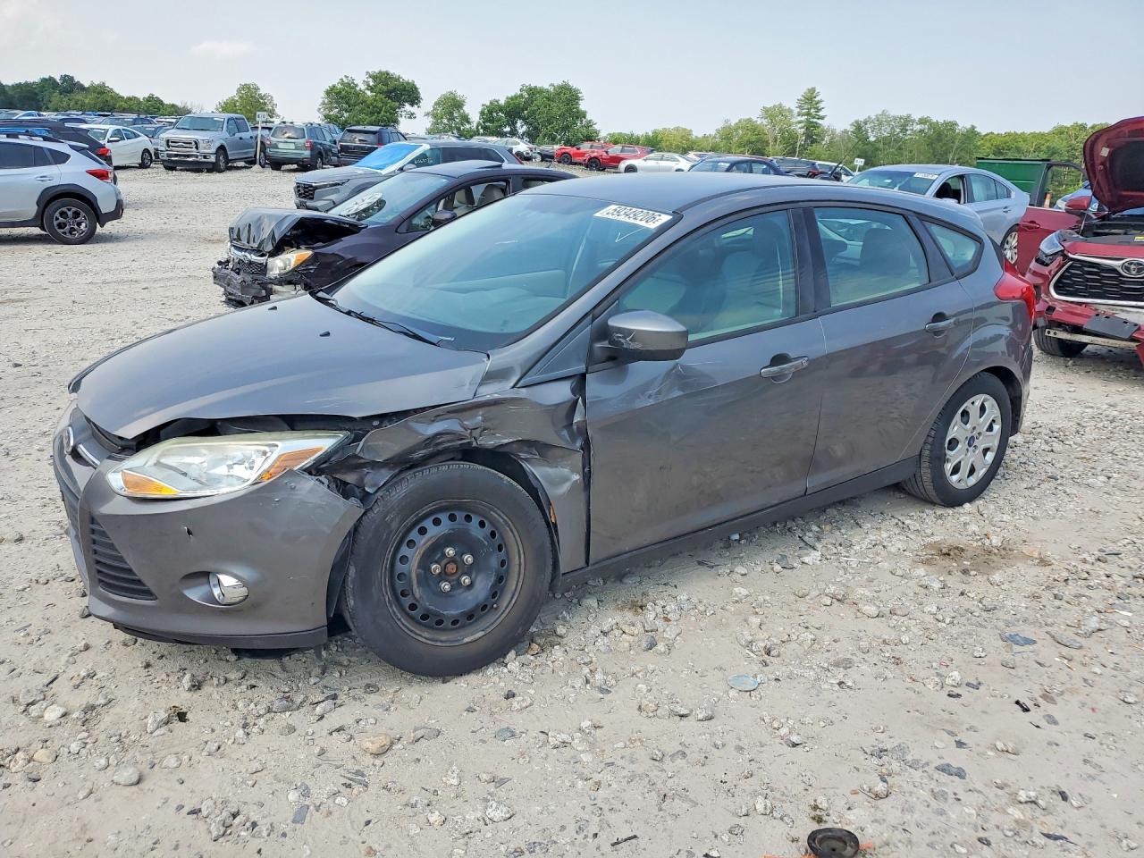 2012 Ford Focus Se Серый vin: 1FAHP3K27CL441566