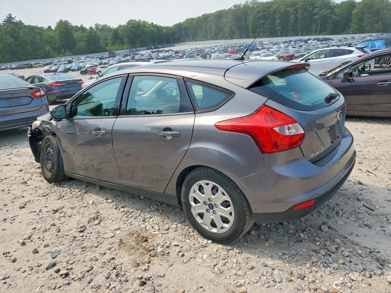 2012 Ford Focus Se Gray vin: 1FAHP3K27CL441566