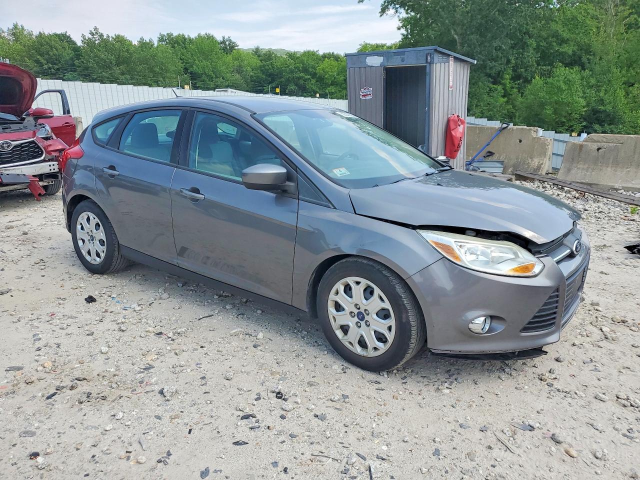 2012 Ford Focus Se Gray vin: 1FAHP3K27CL441566