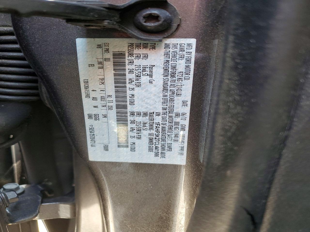 2012 Ford Focus Se Gray vin: 1FAHP3K27CL441566