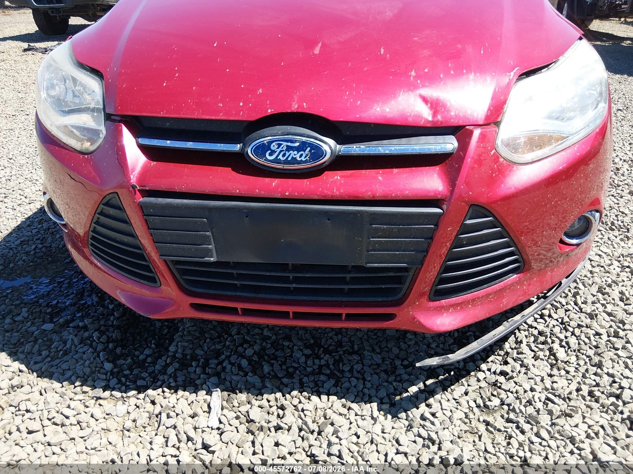 2012 Ford Focus Se Red vin: 1FAHP3K27CL468797
