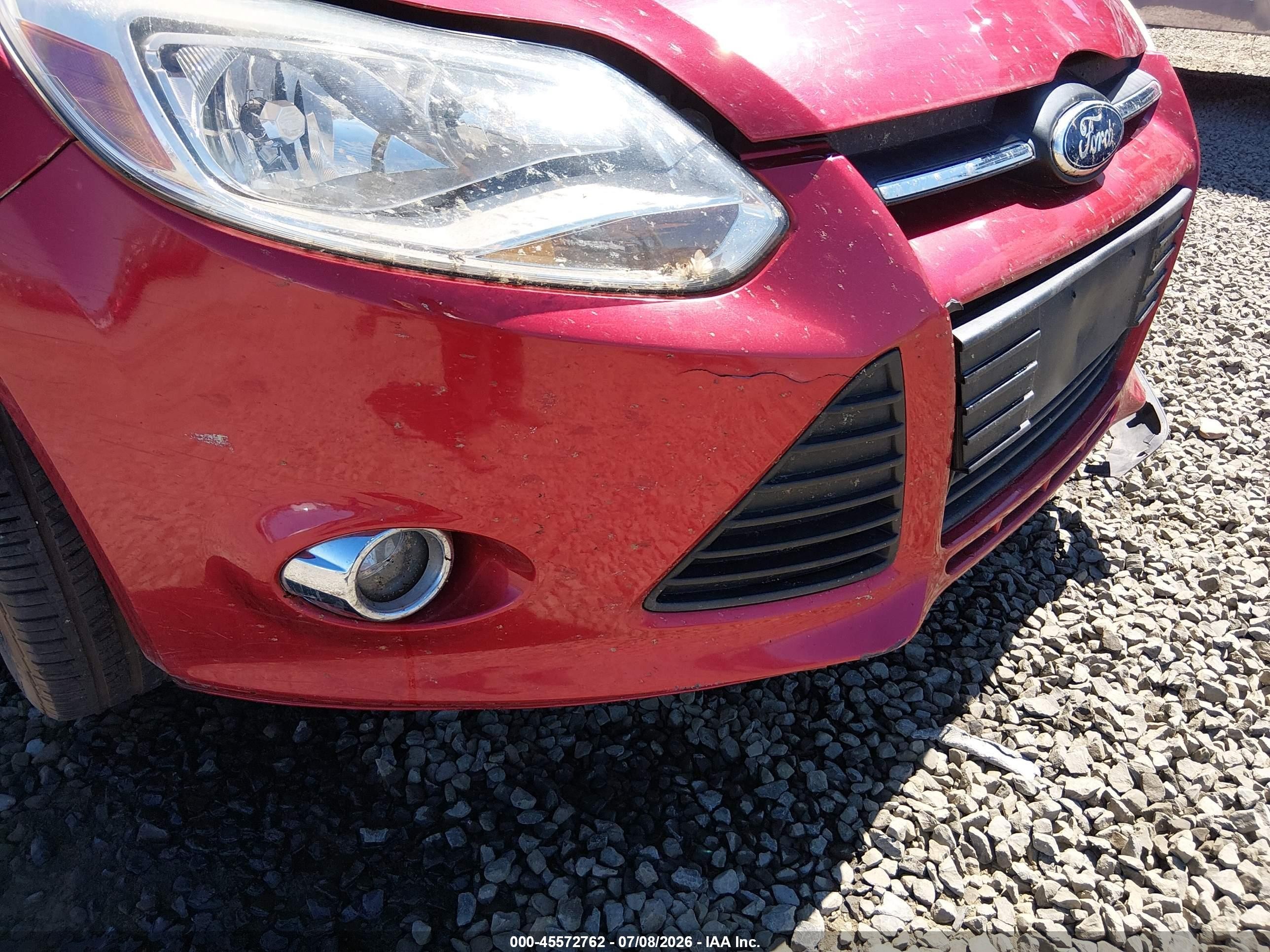 2012 Ford Focus Se Red vin: 1FAHP3K27CL468797