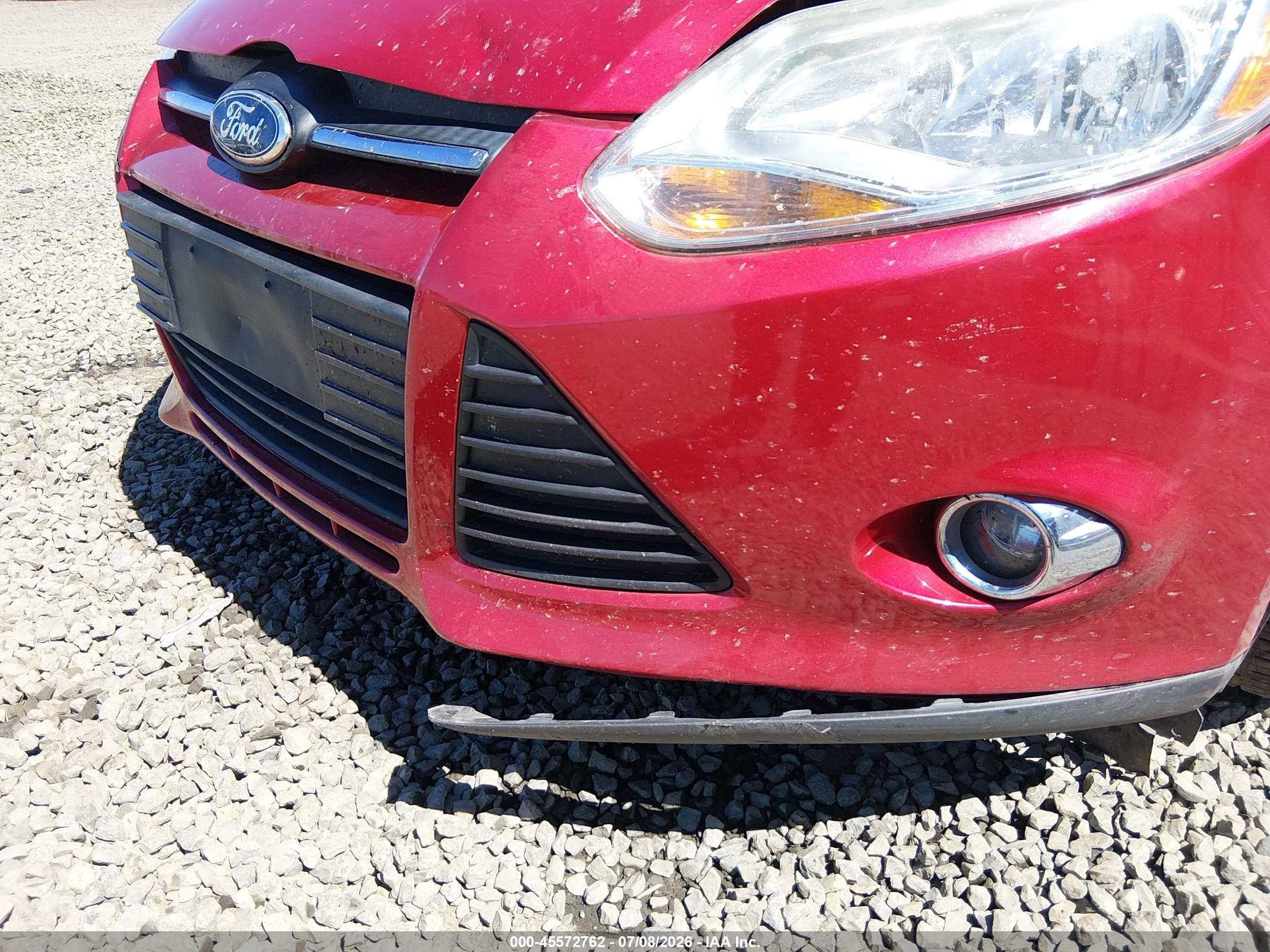 2012 Ford Focus Se Red vin: 1FAHP3K27CL468797