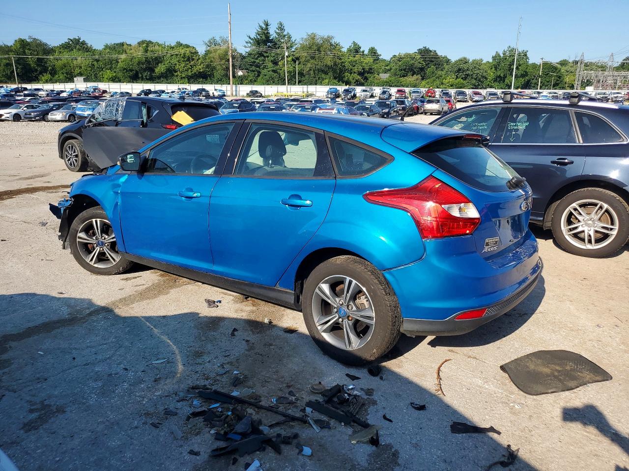 2012 Ford Focus Se Blue vin: 1FAHP3K28CL226651
