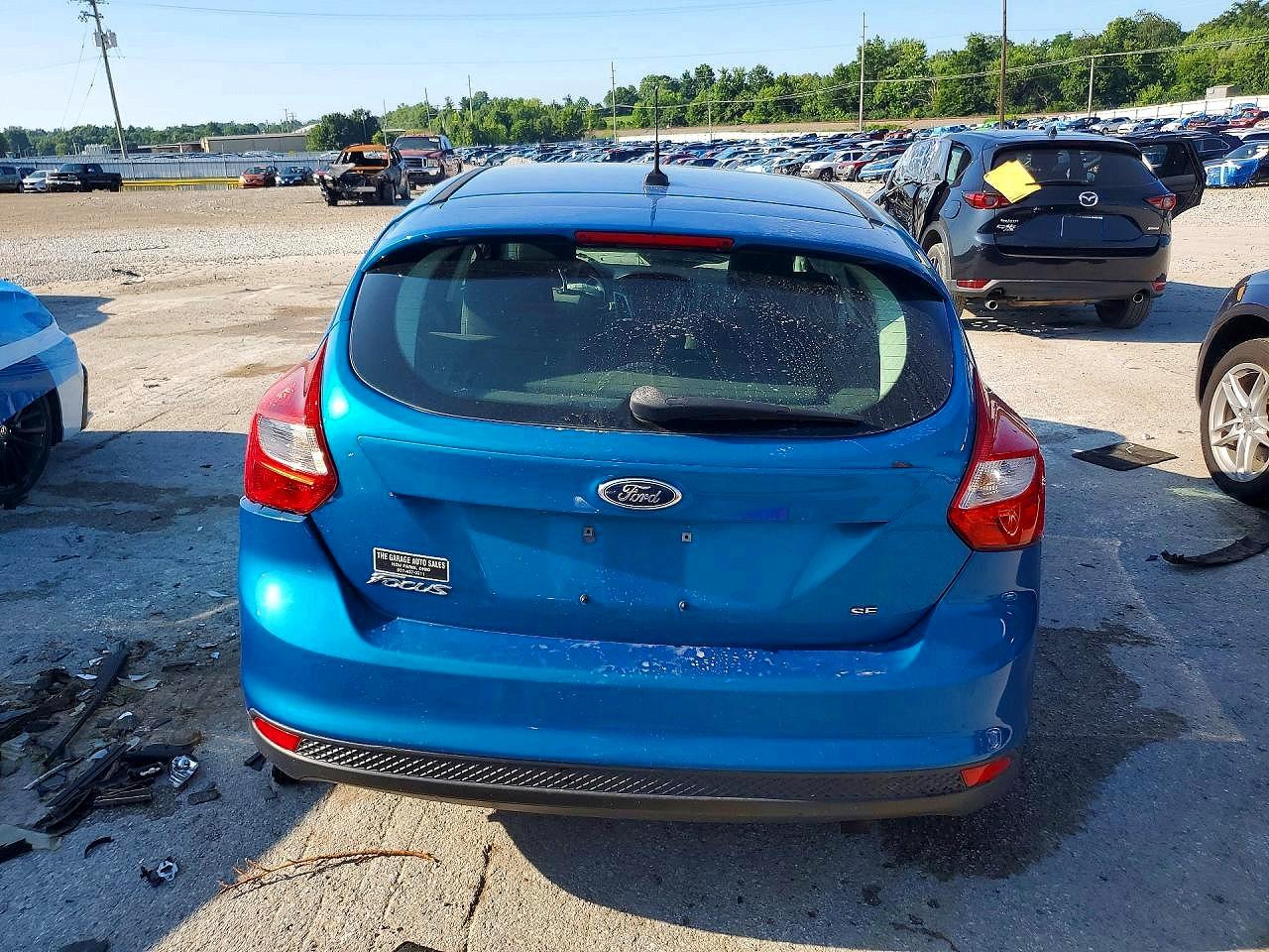 2012 Ford Focus Se Blue vin: 1FAHP3K28CL226651