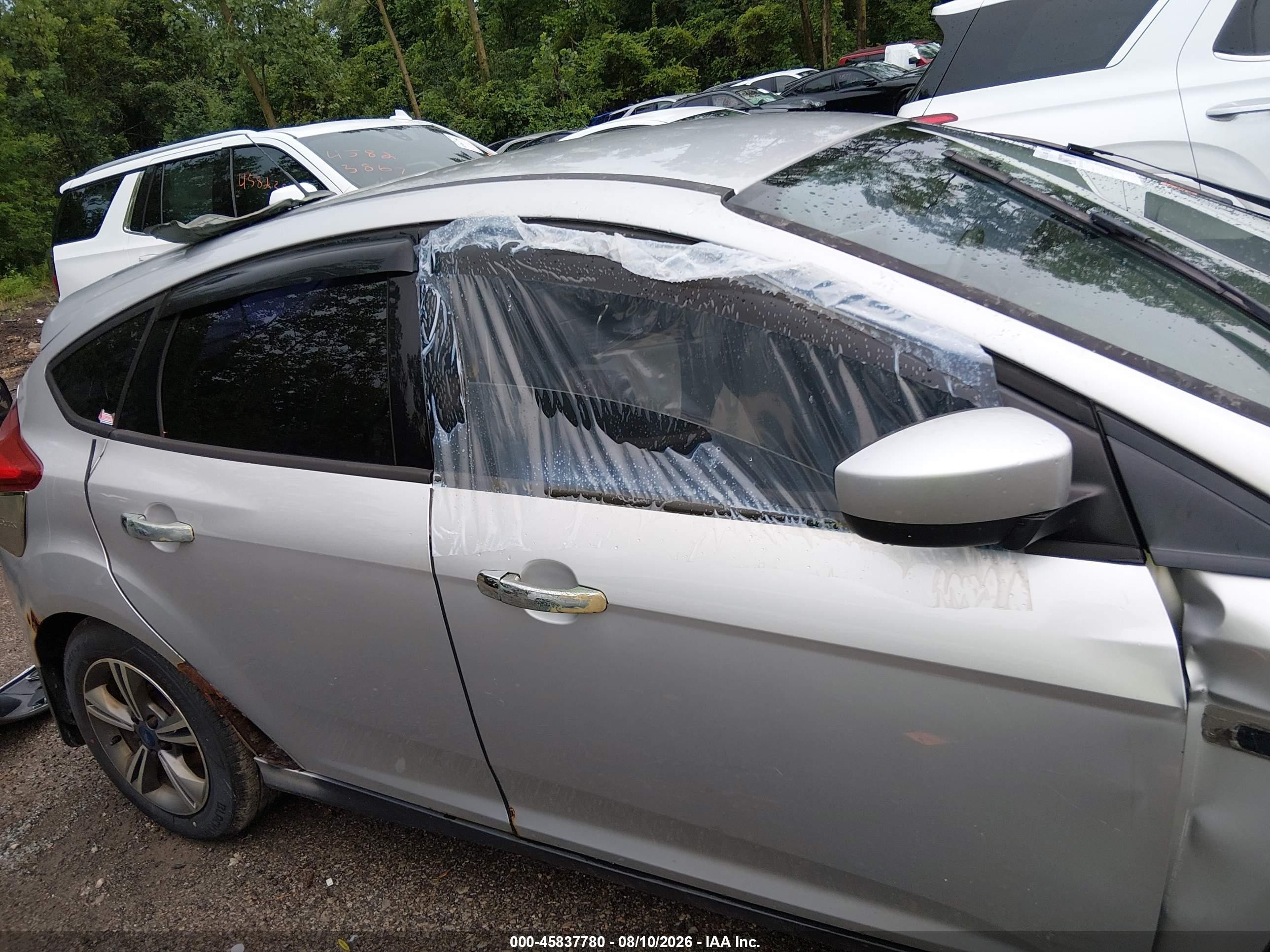 2012 Ford Focus Se Silver vin: 1FAHP3K28CL240663