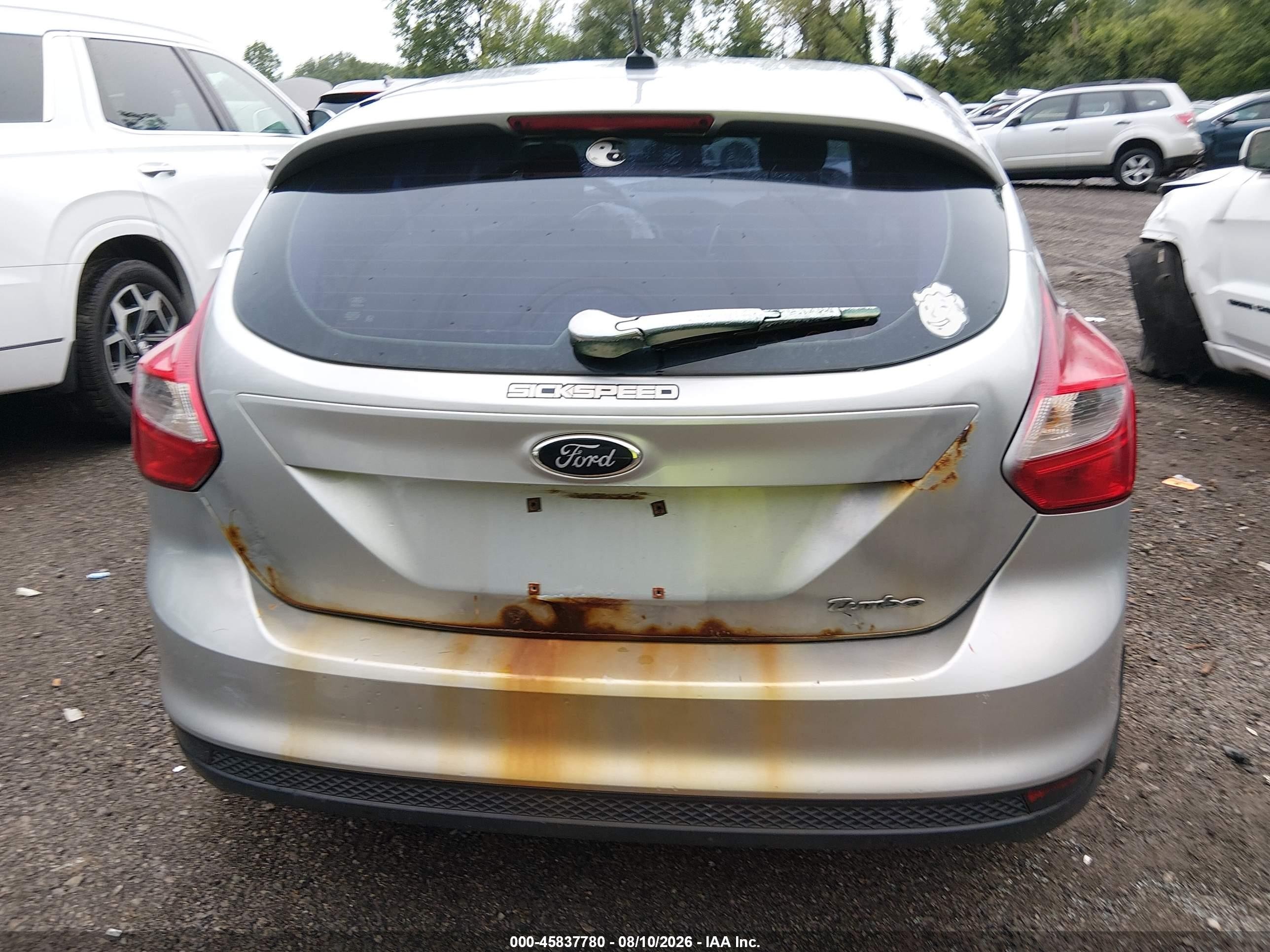 2012 Ford Focus Se Silver vin: 1FAHP3K28CL240663