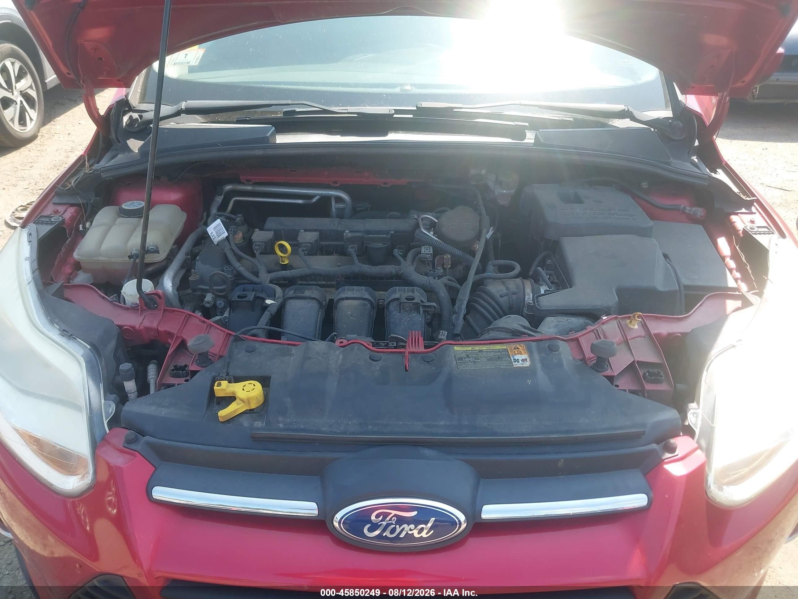 2012 Ford Focus Se Red vin: 1FAHP3K28CL264736
