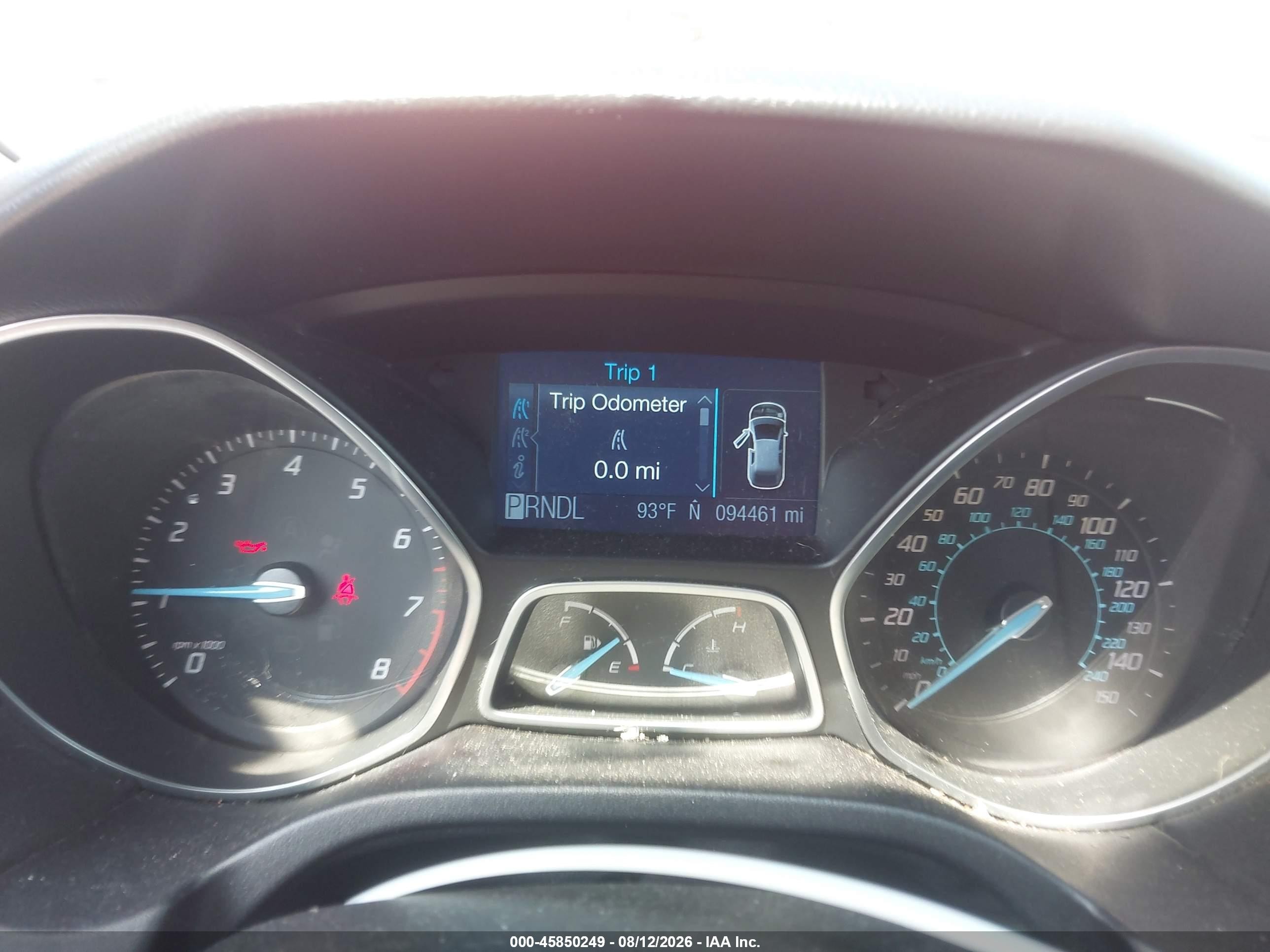 2012 Ford Focus Se Red vin: 1FAHP3K28CL264736