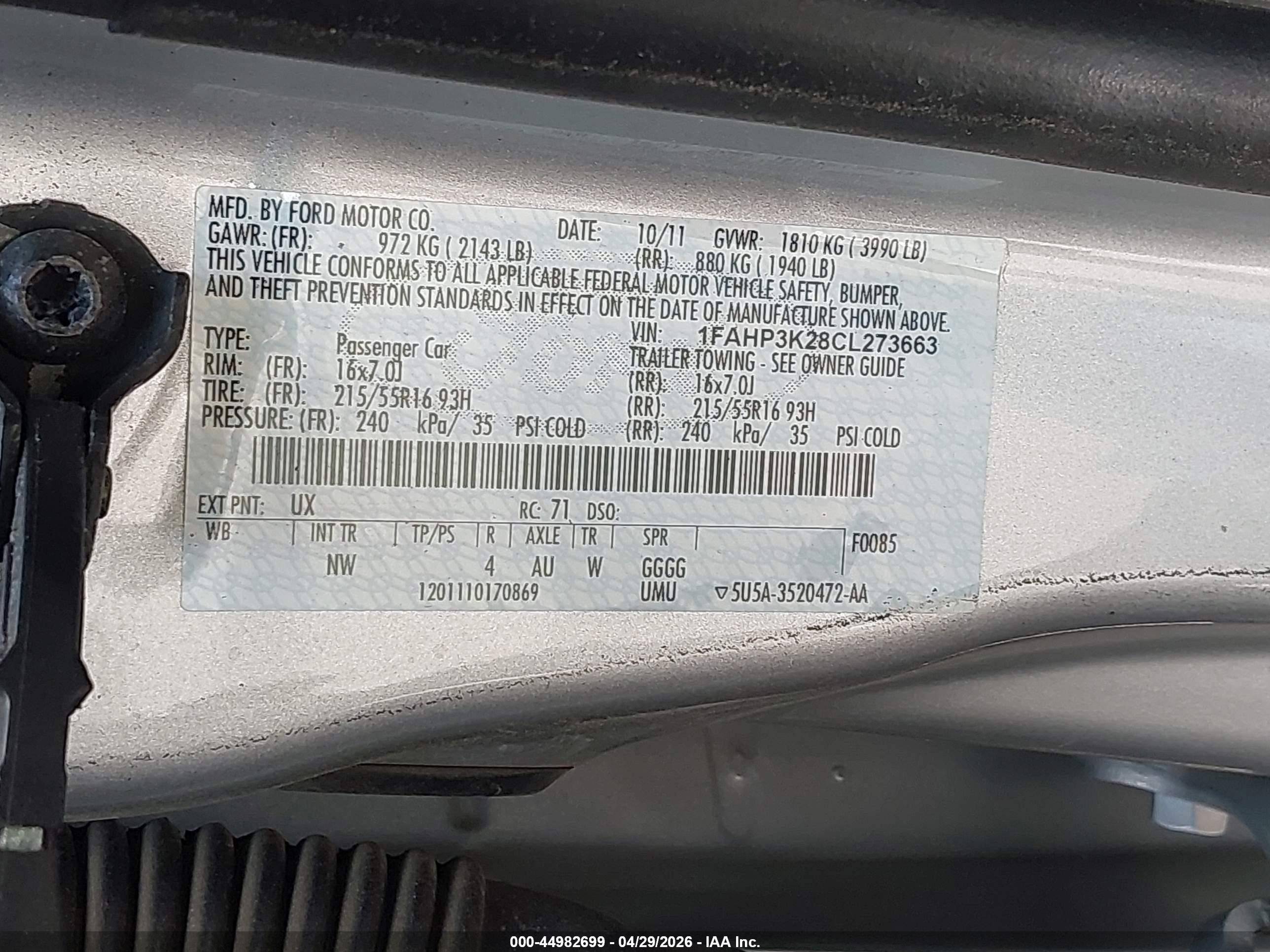2012 Ford Focus Se Серебряный vin: 1FAHP3K28CL273663