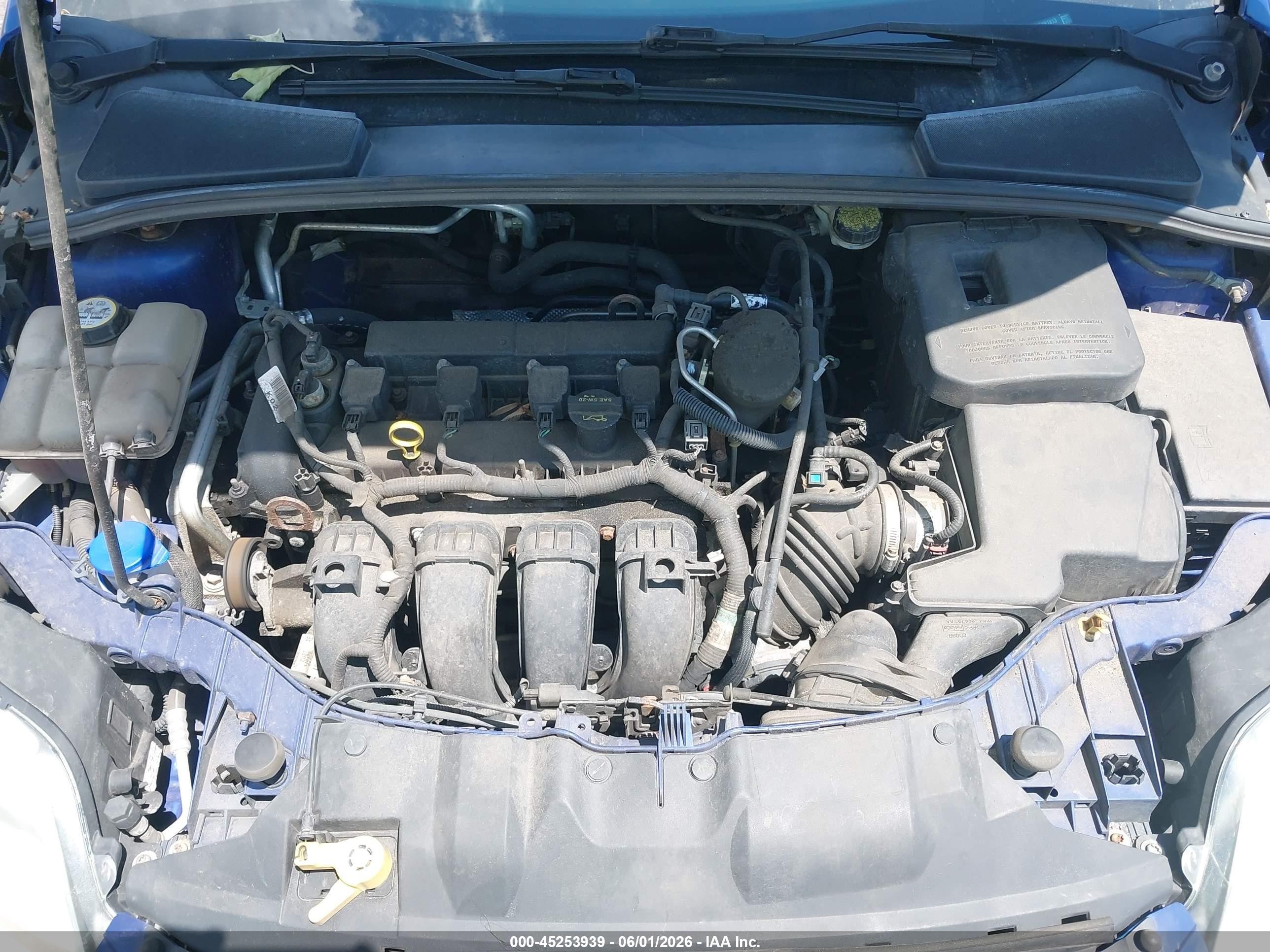 2012 Ford Focus Se Dark Blue vin: 1FAHP3K28CL281813