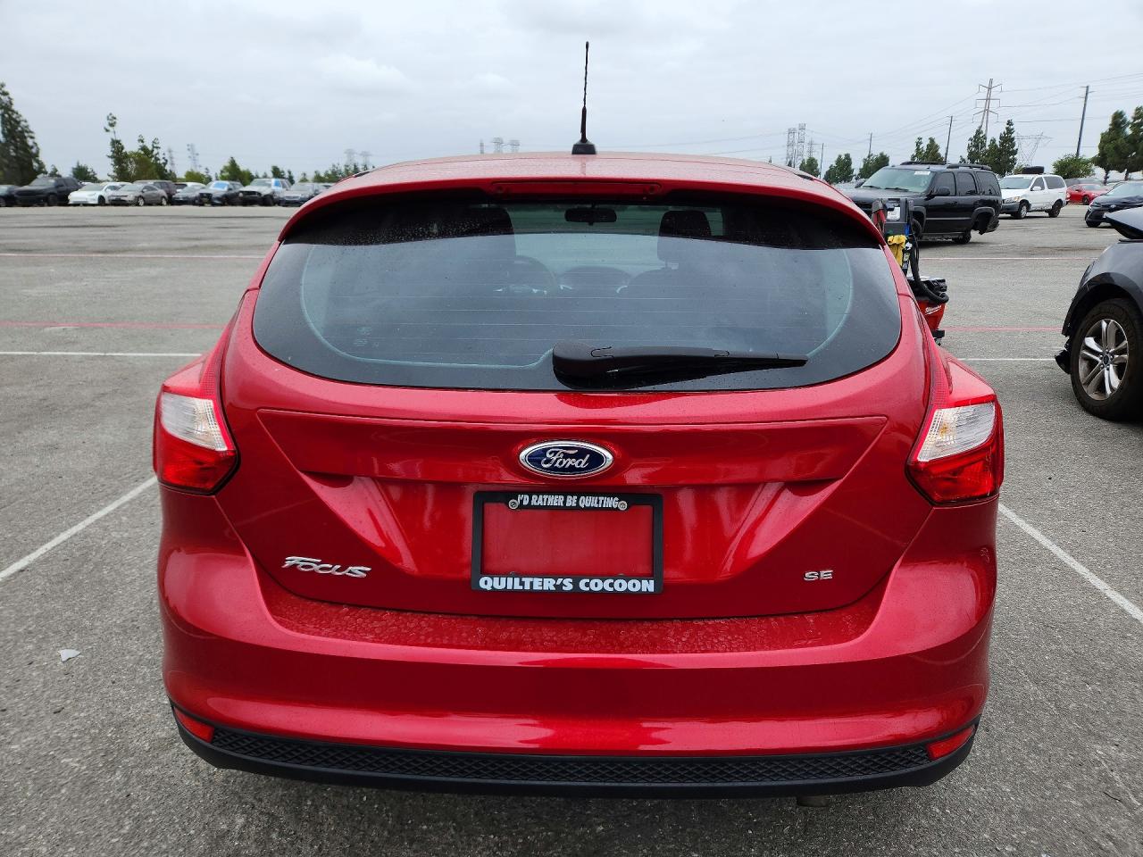 2012 Ford Focus Se Red vin: 1FAHP3K28CL330489