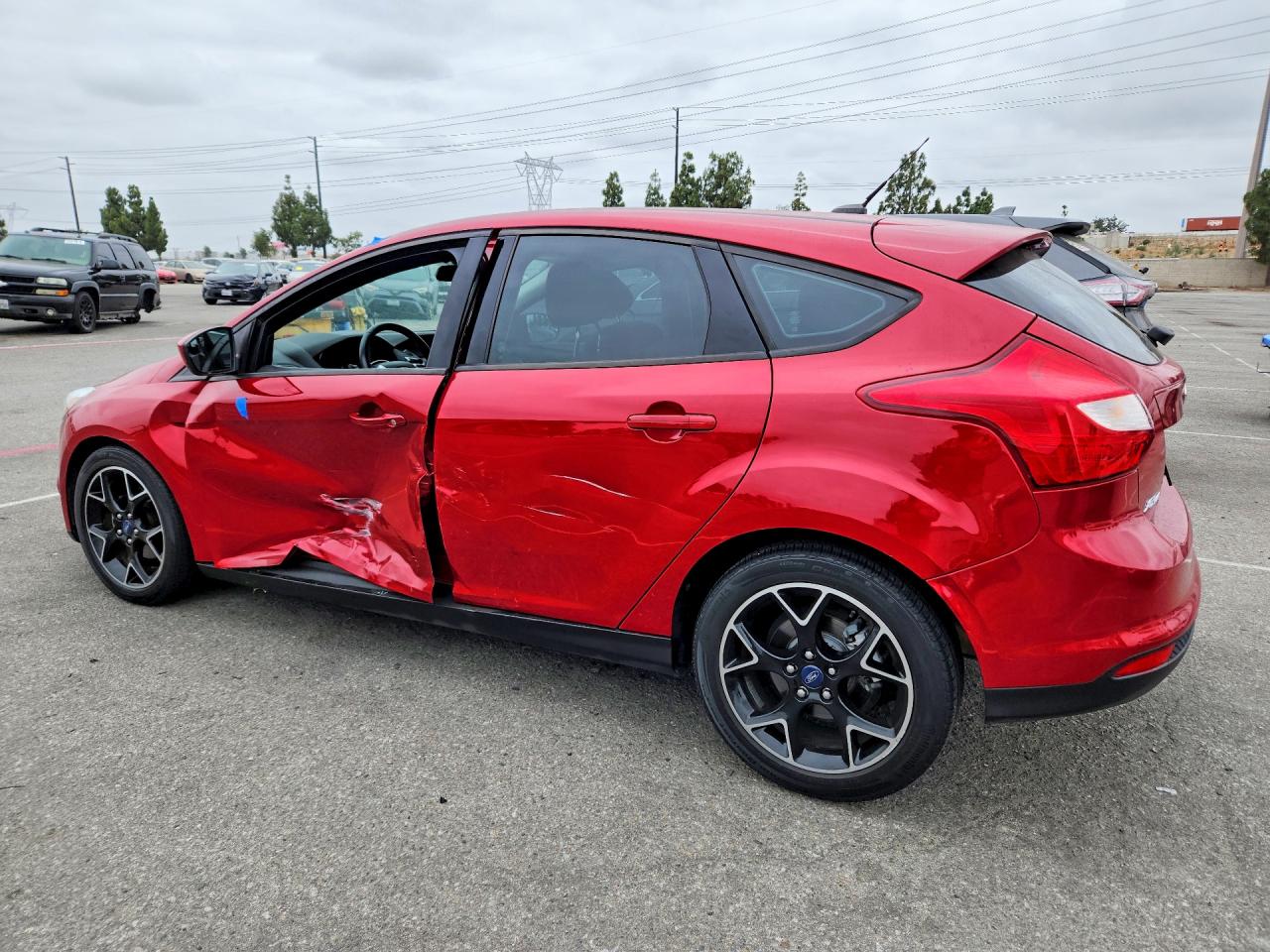 2012 Ford Focus Se Red vin: 1FAHP3K28CL330489