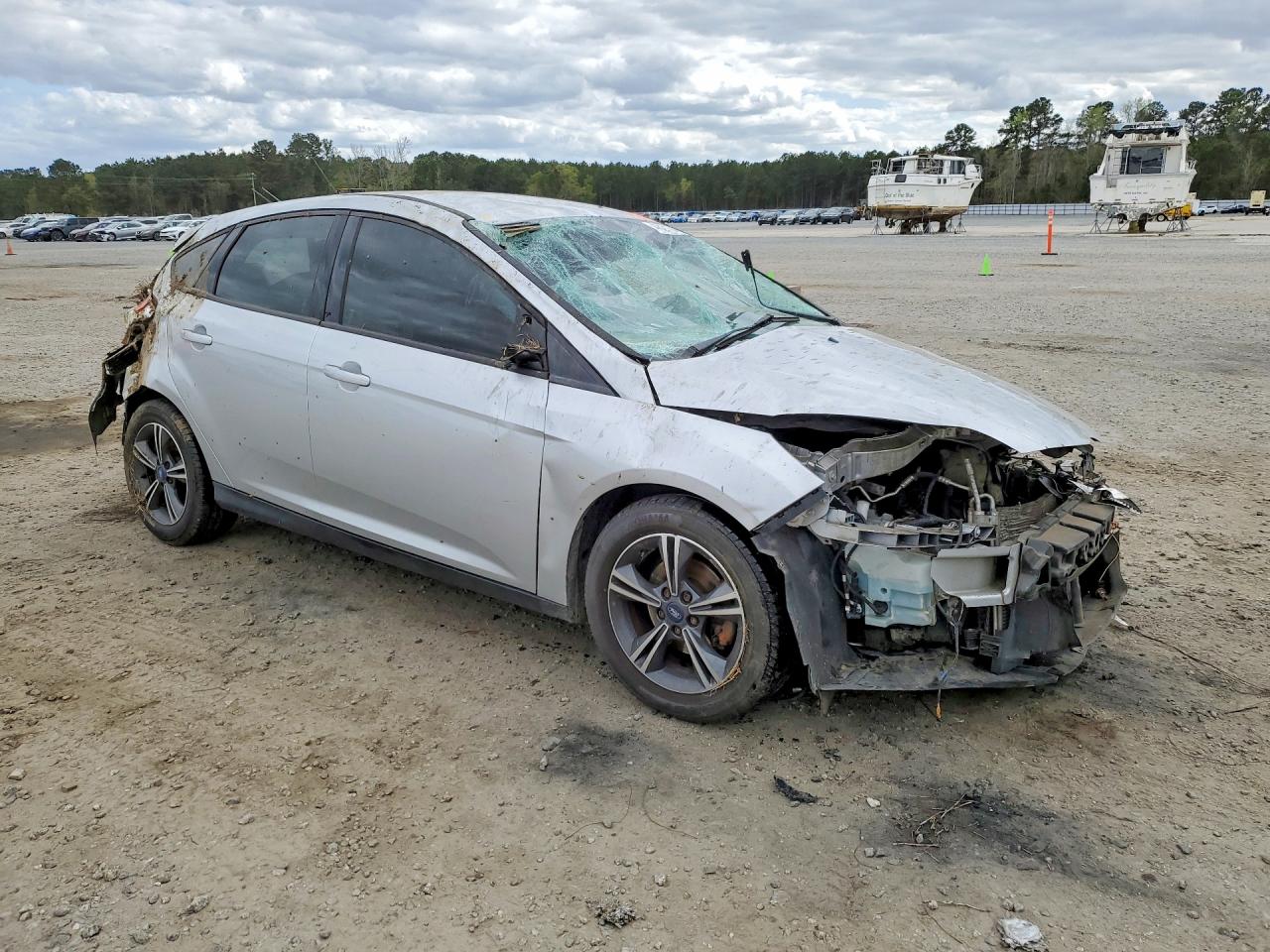 2012 Ford Focus Se Silver vin: 1FAHP3K29CL151653