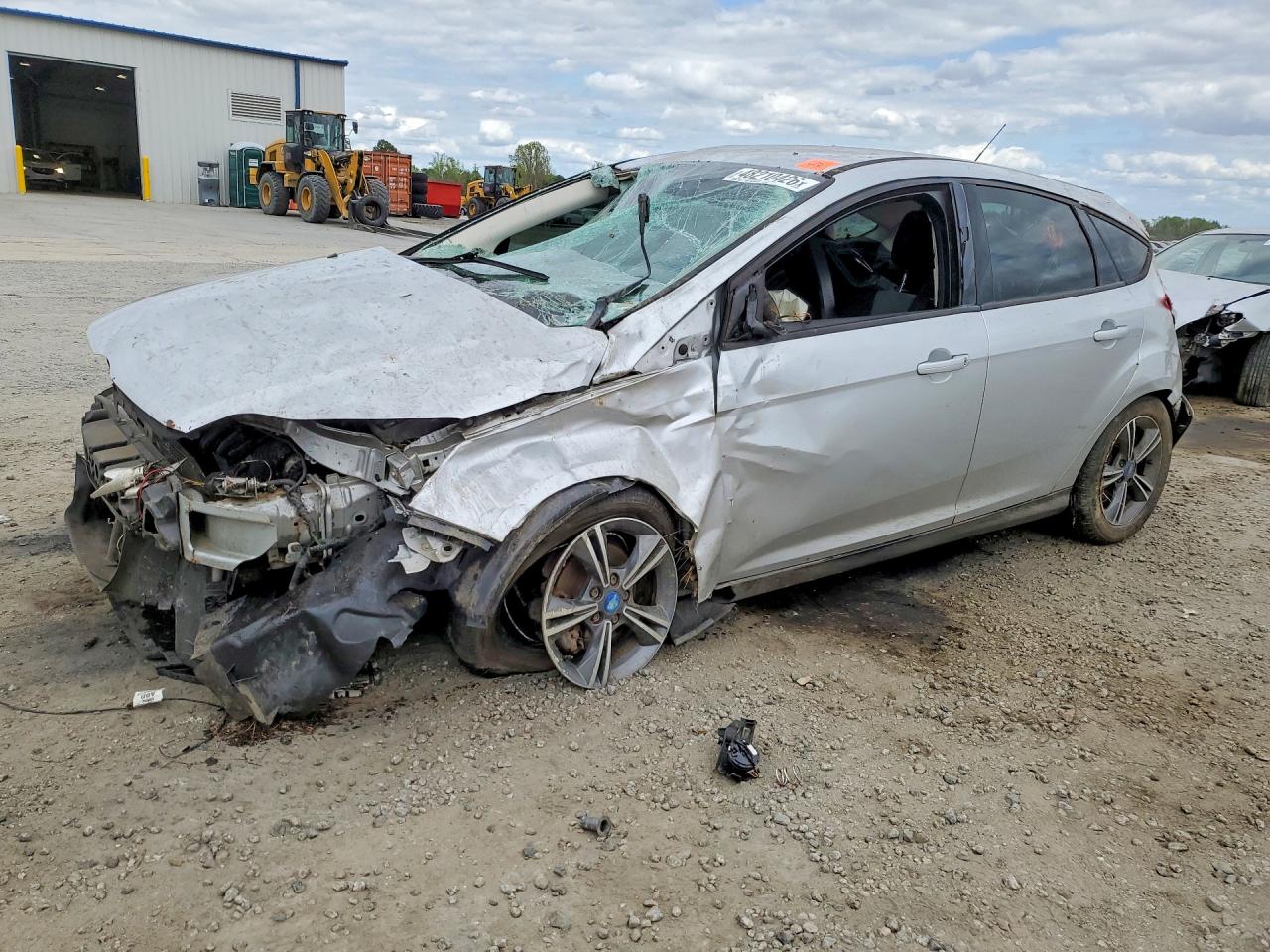 2012 Ford Focus Se Silver vin: 1FAHP3K29CL151653