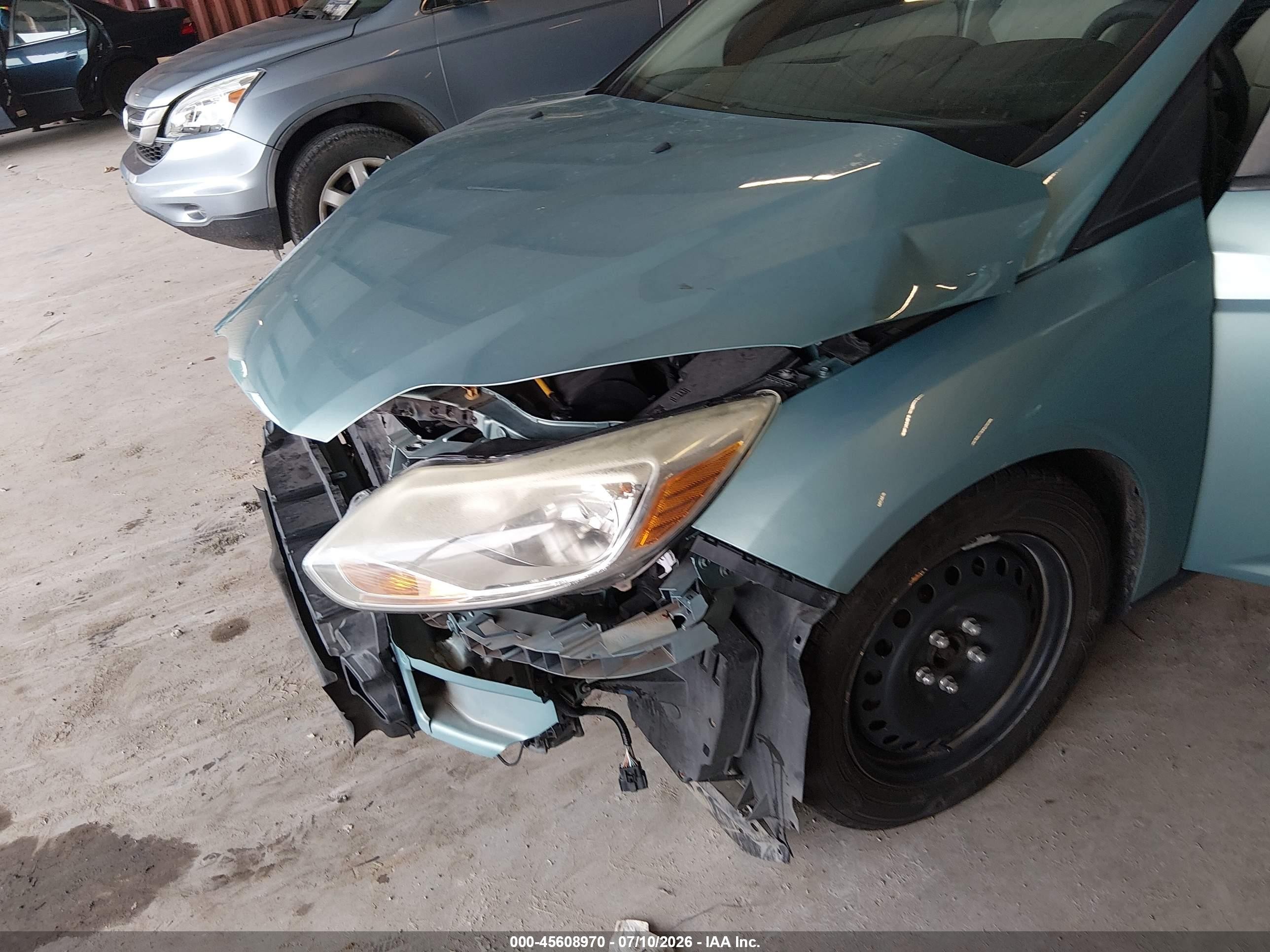 2012 Ford Focus Se Green vin: 1FAHP3K29CL154228