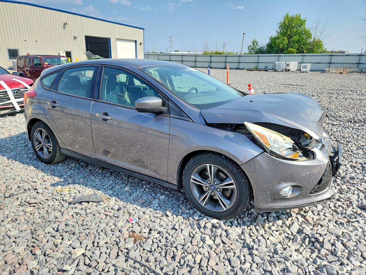 2012 Ford Focus Se Gray vin: 1FAHP3K29CL173183