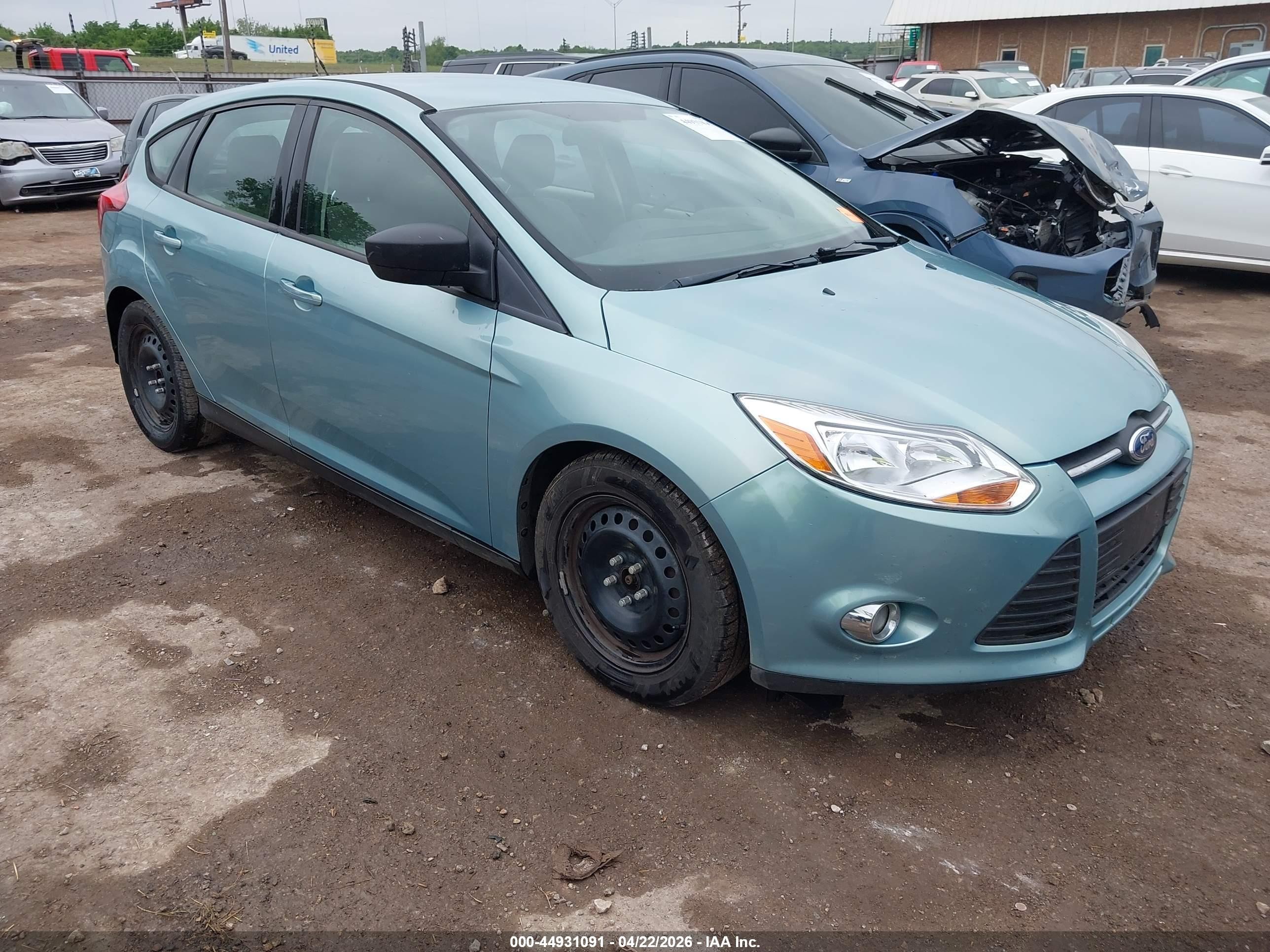 2012 Ford Focus Se Green vin: 1FAHP3K29CL182644