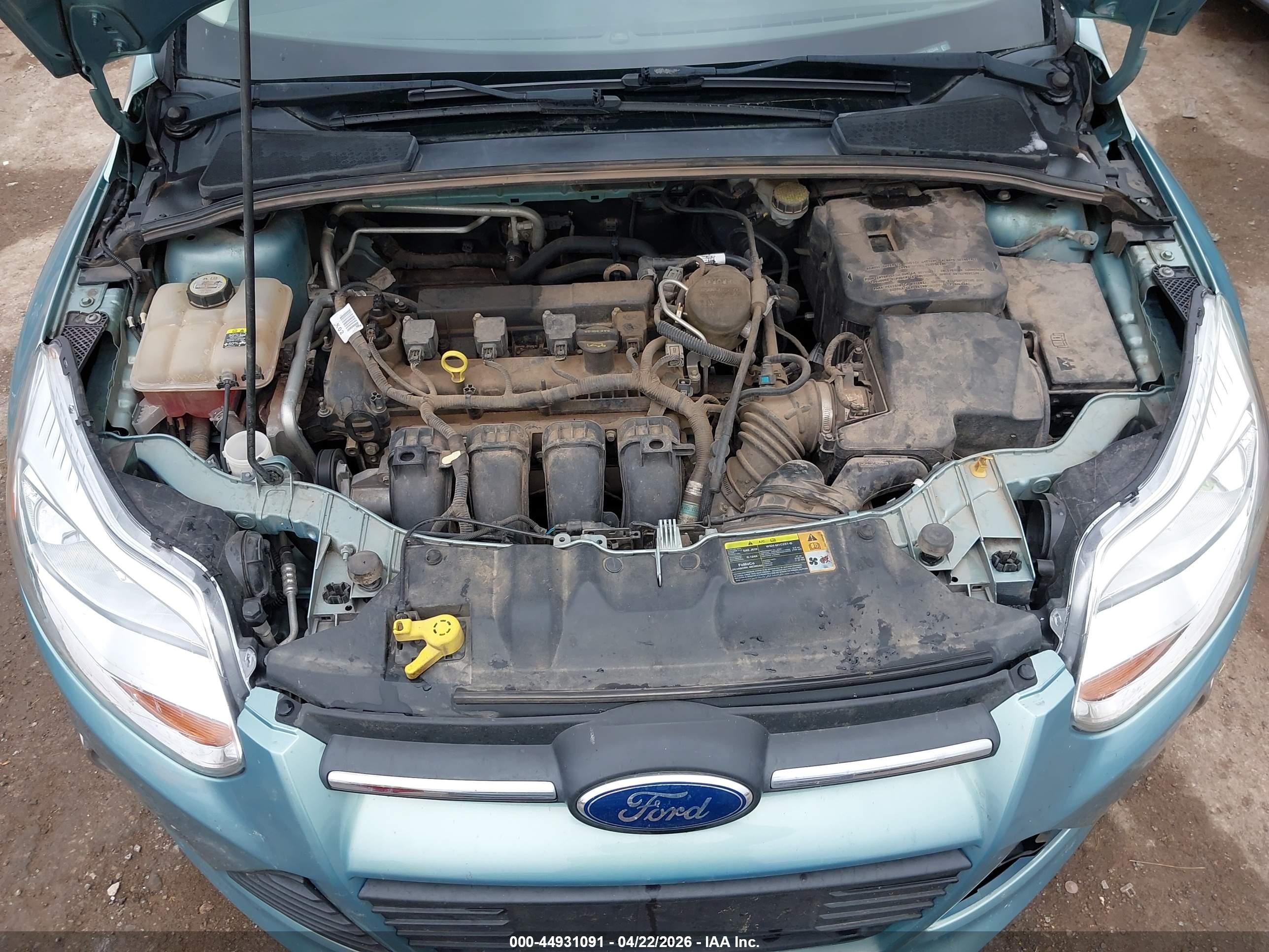 2012 Ford Focus Se Зеленый vin: 1FAHP3K29CL182644