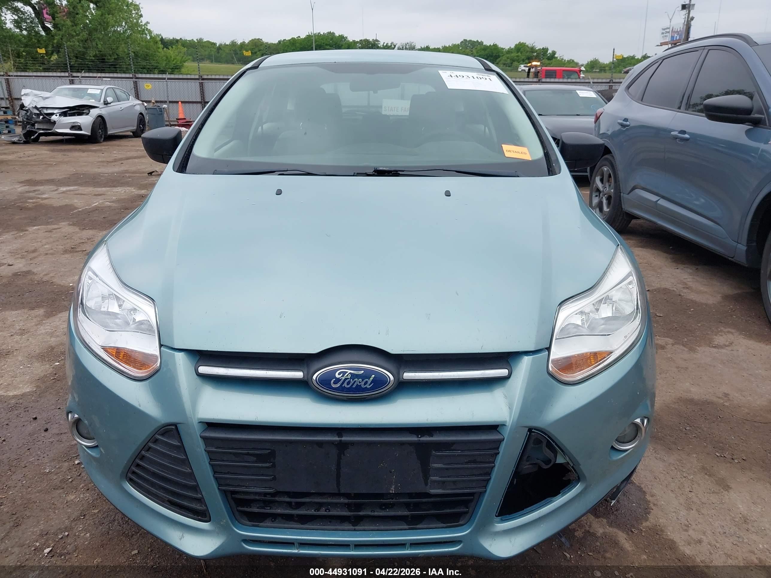 2012 Ford Focus Se Зеленый vin: 1FAHP3K29CL182644