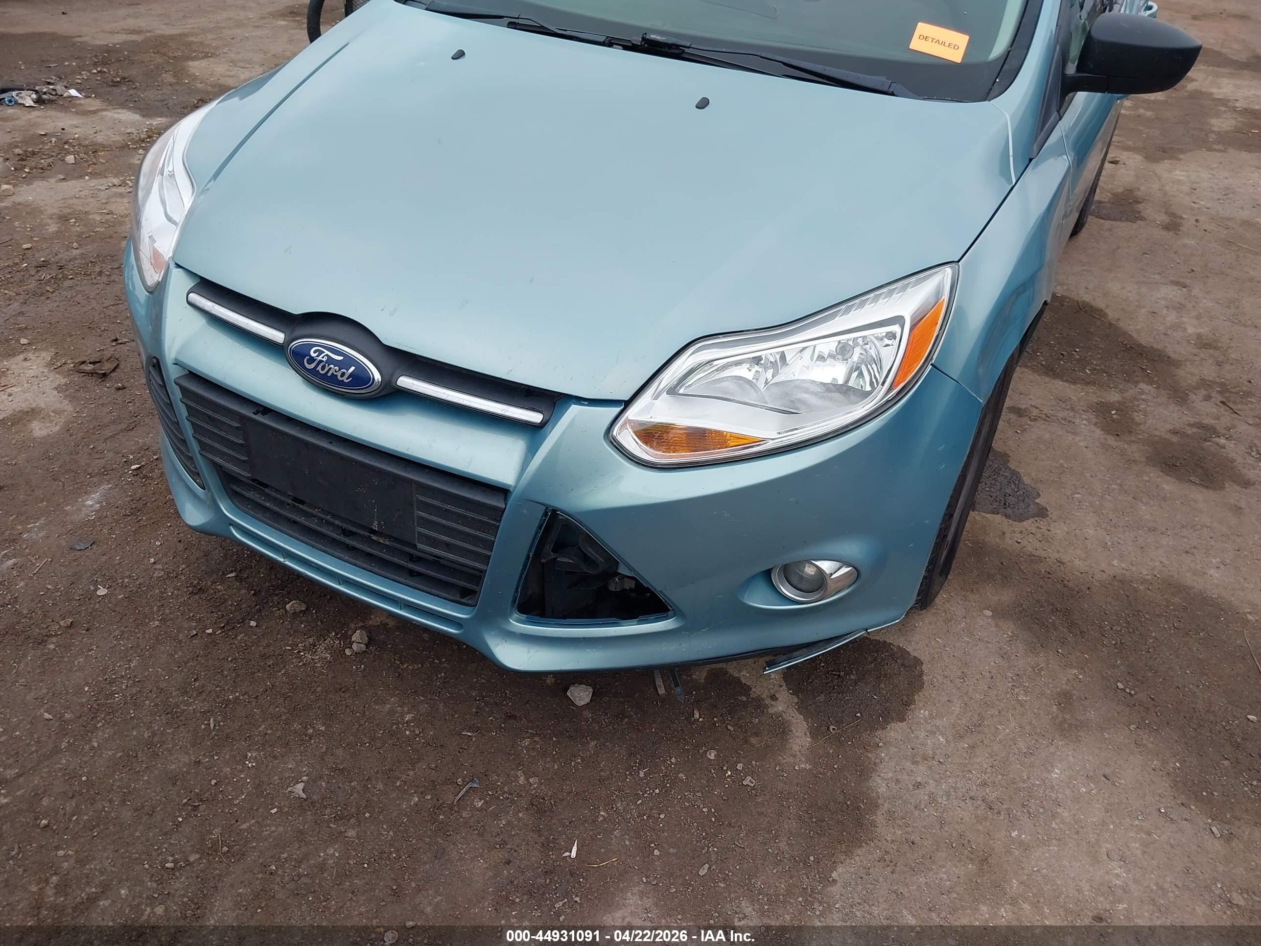 2012 Ford Focus Se Зеленый vin: 1FAHP3K29CL182644