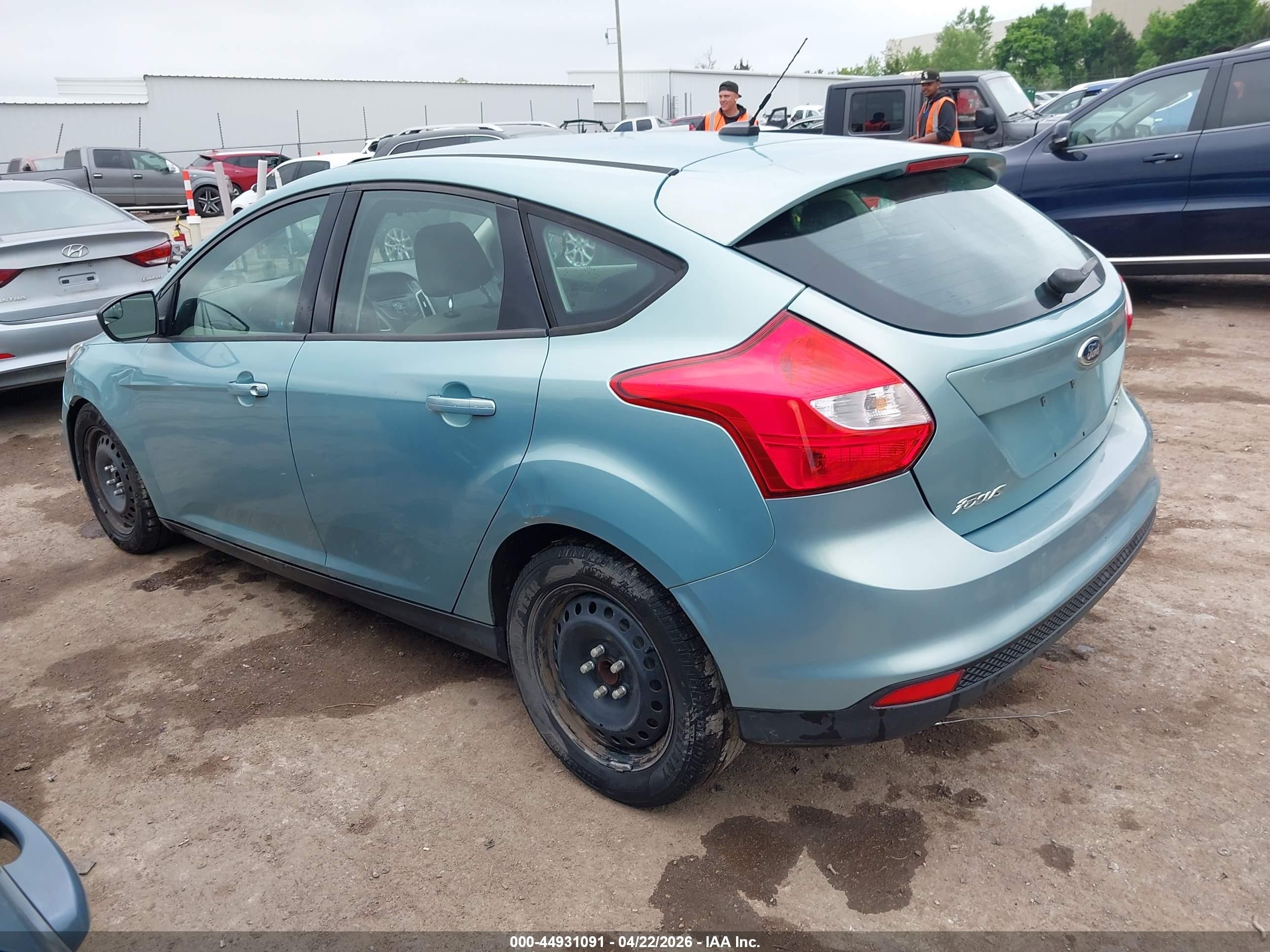 2012 Ford Focus Se Зеленый vin: 1FAHP3K29CL182644