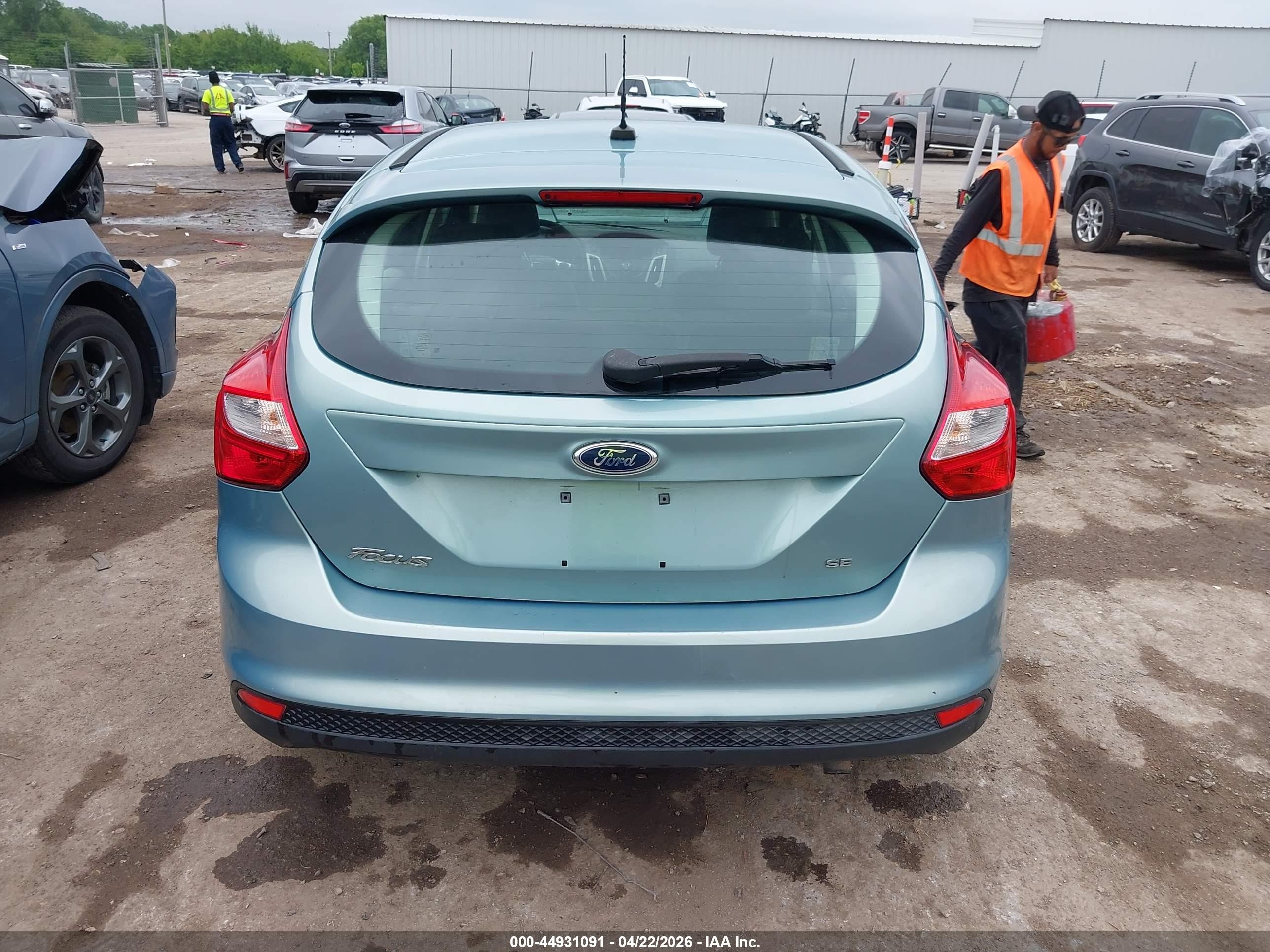 2012 Ford Focus Se Зеленый vin: 1FAHP3K29CL182644