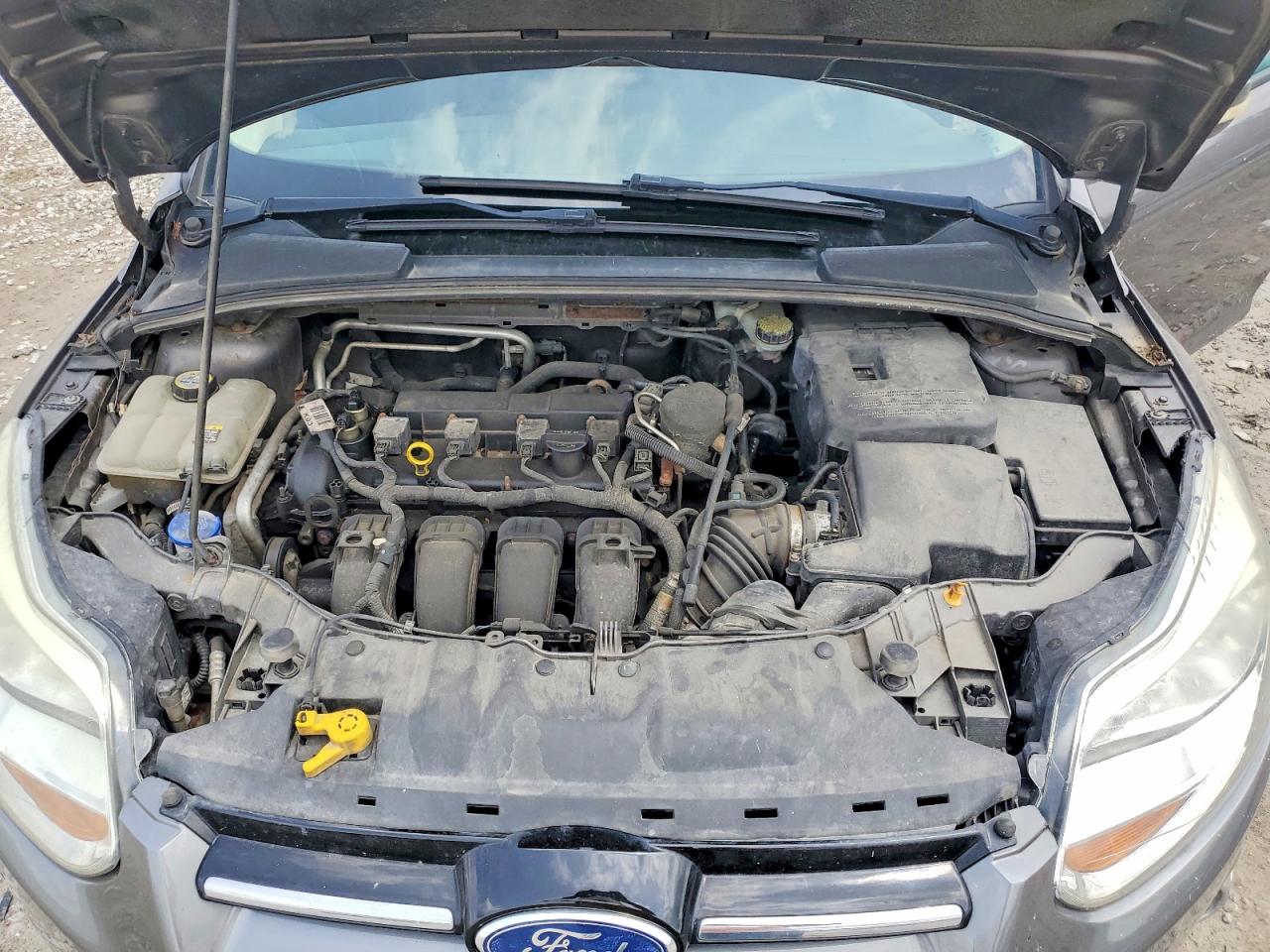 2012 Ford Focus Gray vin: 1FAHP3K29CL205369