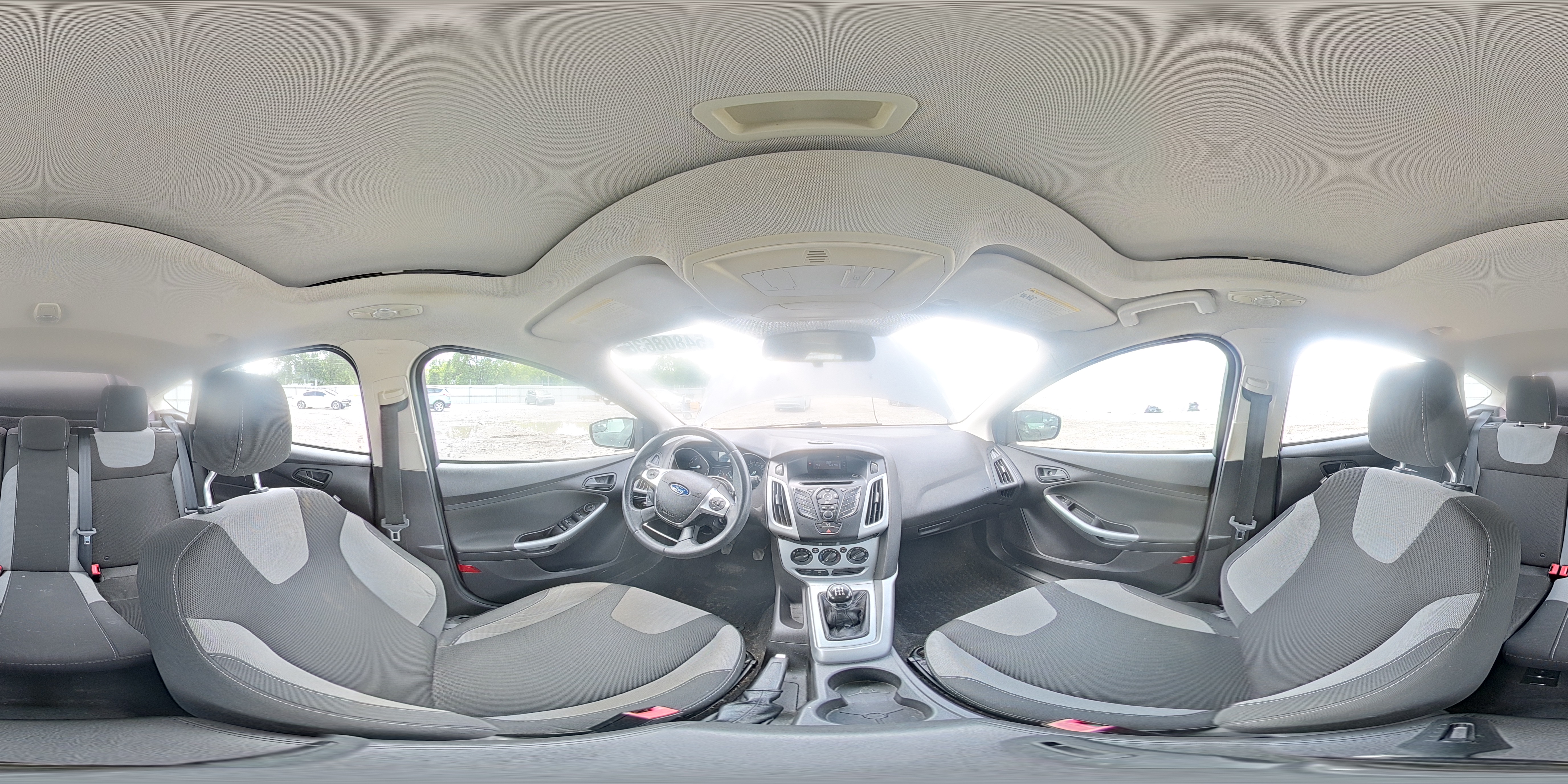 2012 Ford Focus Gray vin: 1FAHP3K29CL205369