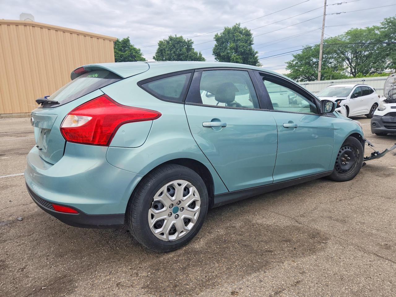 2012 Ford Focus Se Бирюзовый vin: 1FAHP3K29CL233849