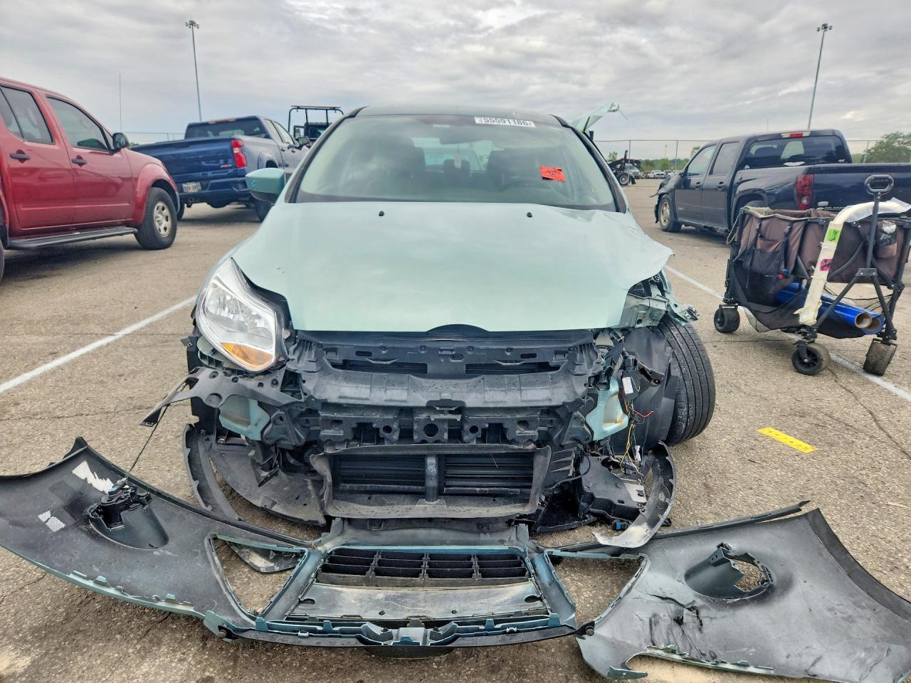 2012 Ford Focus Se Бирюзовый vin: 1FAHP3K29CL233849