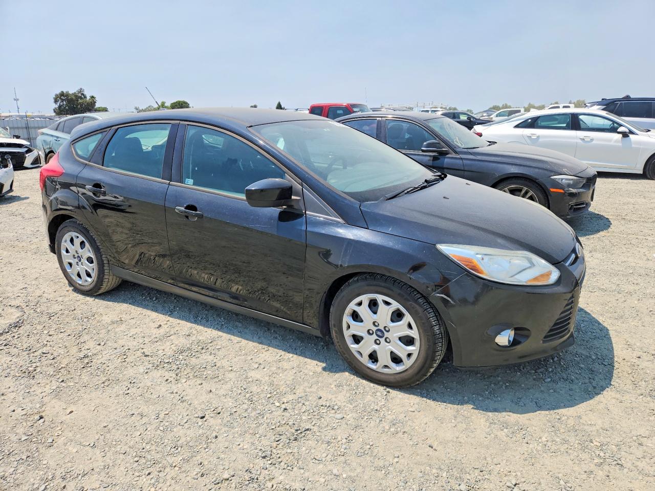 2012 Ford Focus Se Черный vin: 1FAHP3K29CL237609