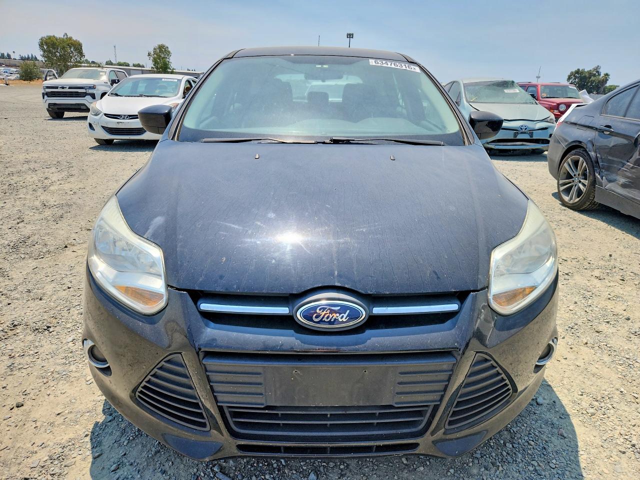 2012 Ford Focus Se Черный vin: 1FAHP3K29CL237609