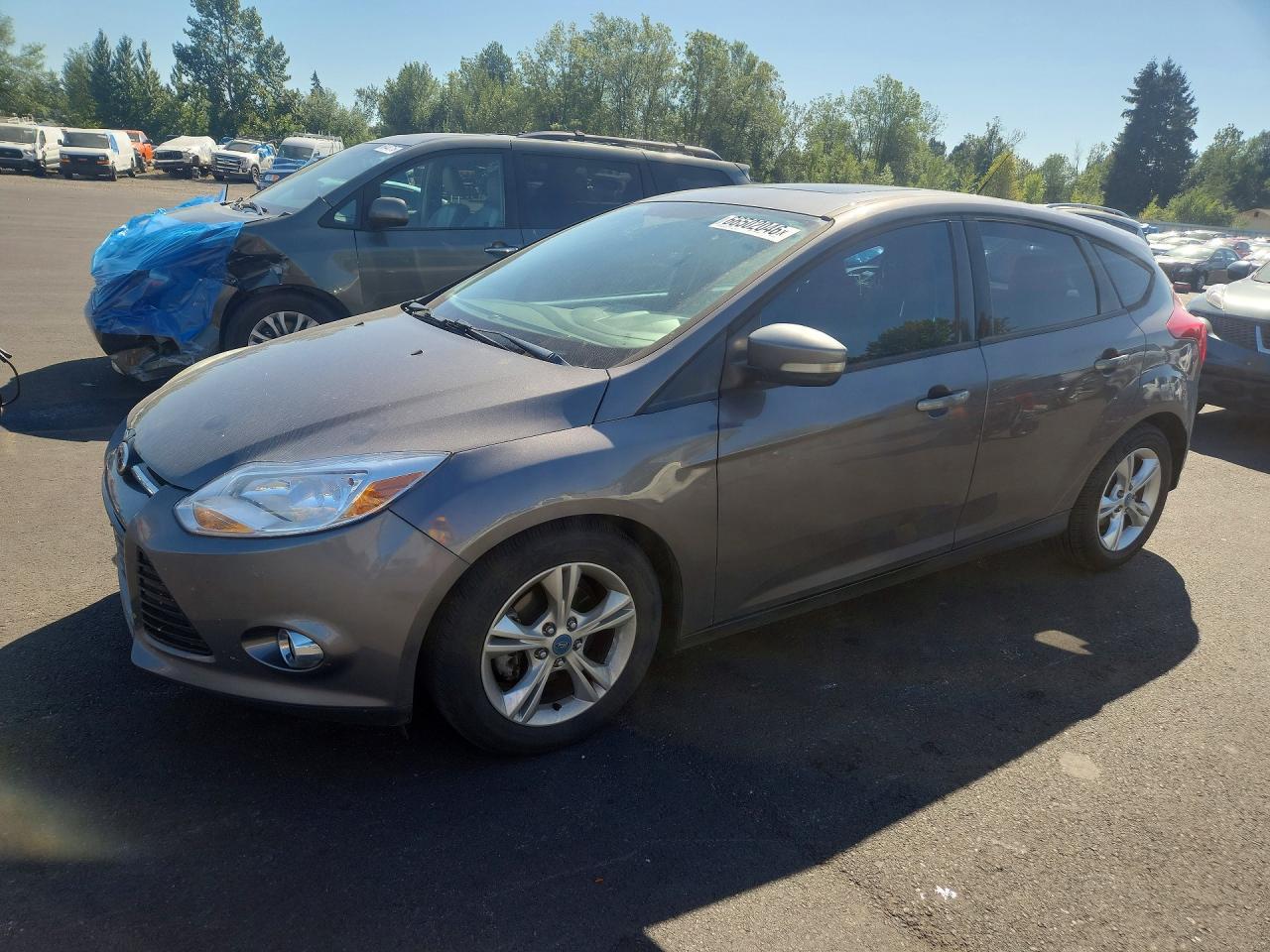 2012 Ford Focus Se Gray vin: 1FAHP3K29CL251428