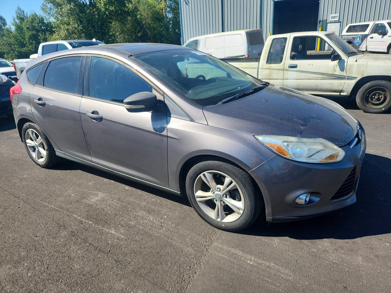 2012 Ford Focus Se Gray vin: 1FAHP3K29CL251428