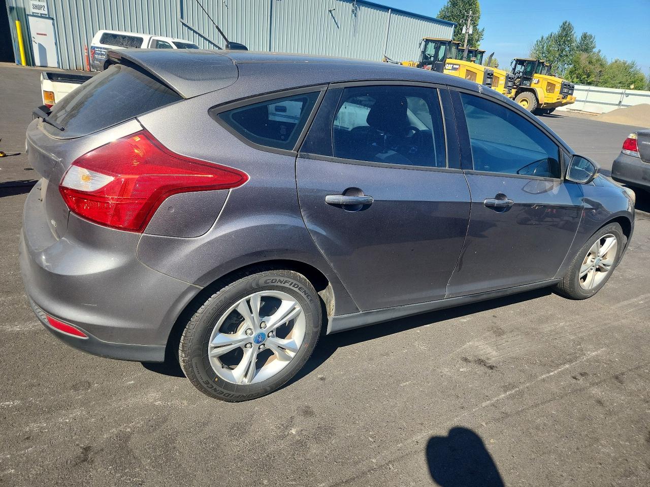 2012 Ford Focus Se Gray vin: 1FAHP3K29CL251428