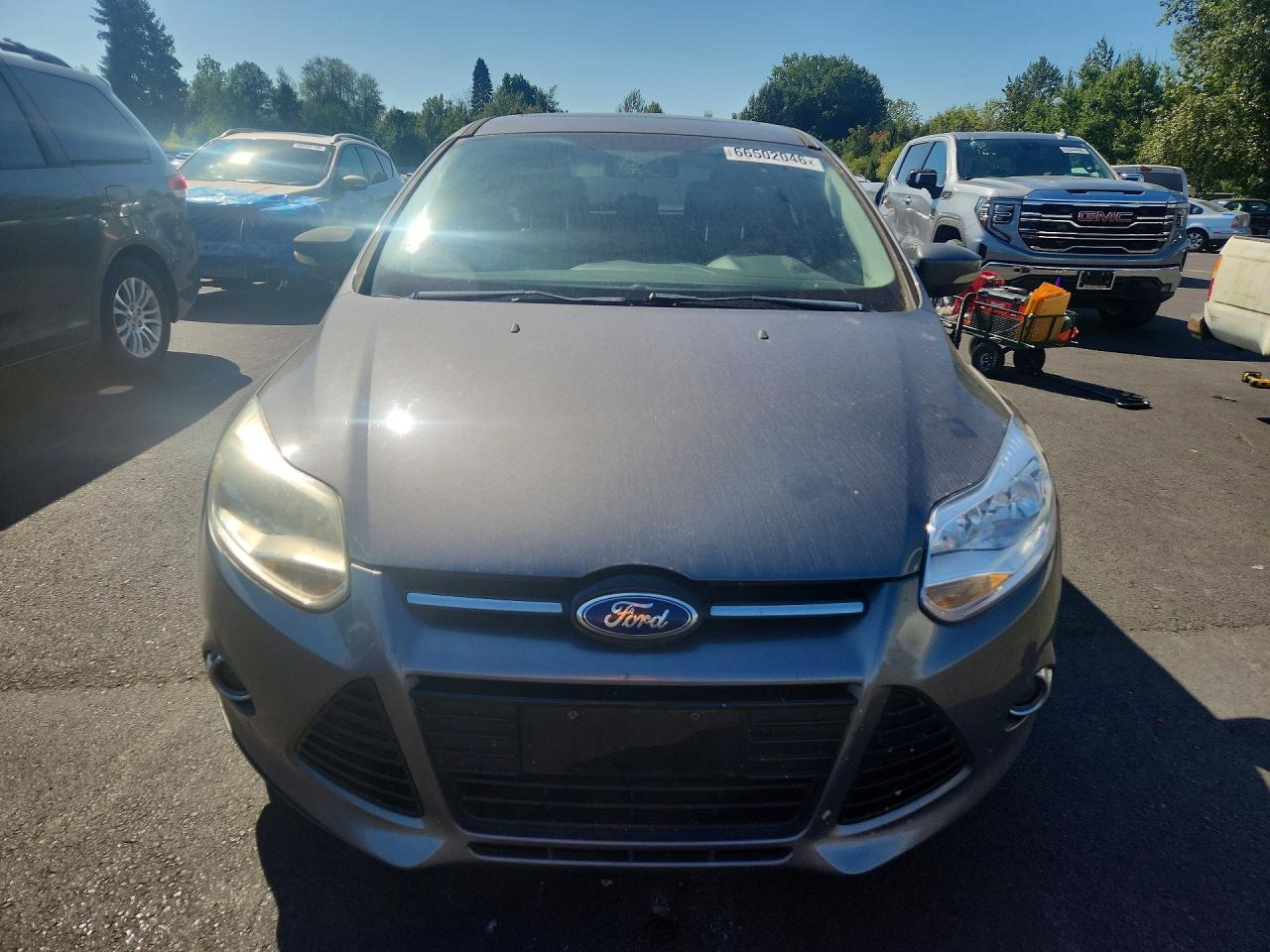 2012 Ford Focus Se Gray vin: 1FAHP3K29CL251428