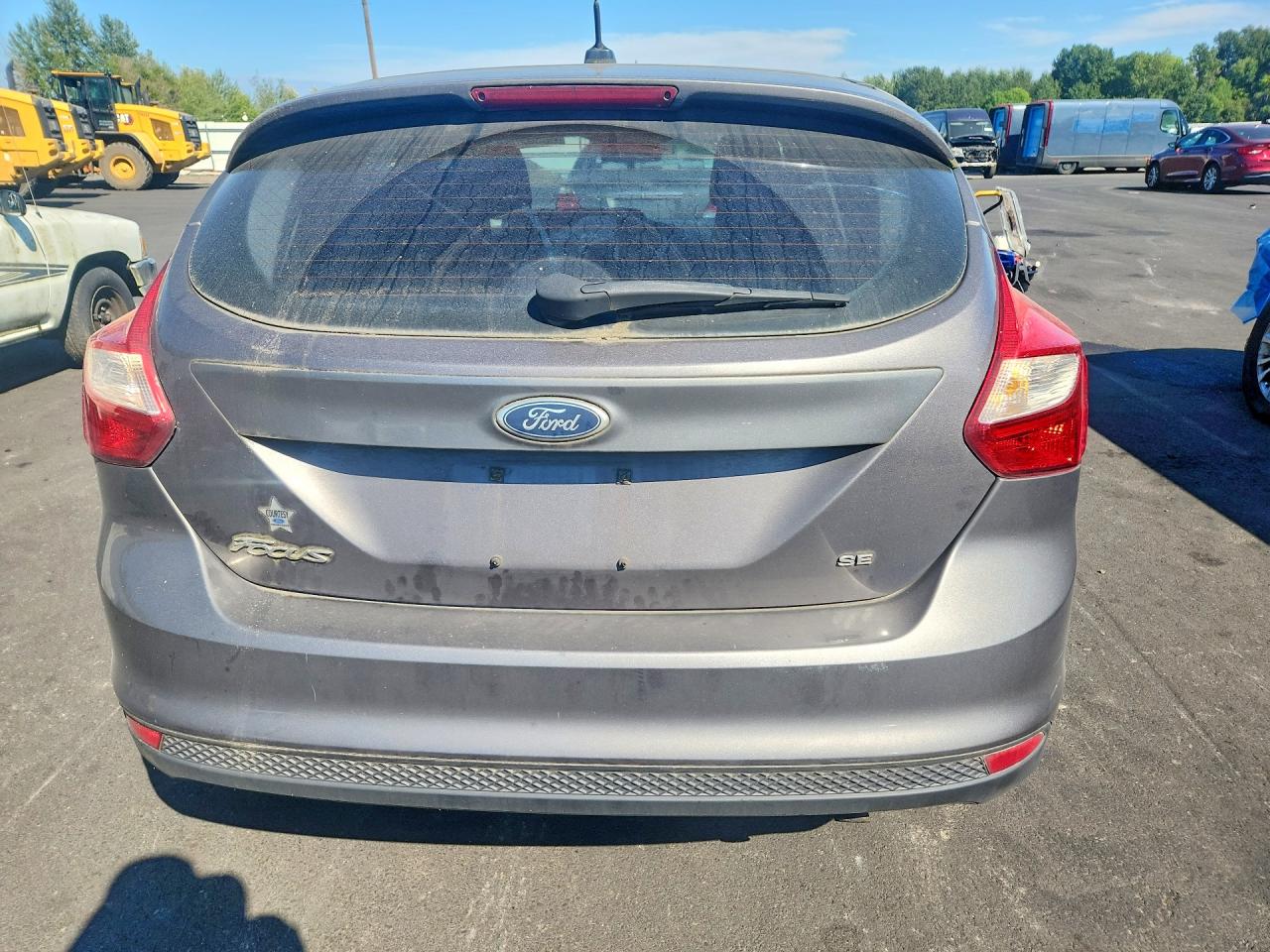 2012 Ford Focus Se Gray vin: 1FAHP3K29CL251428