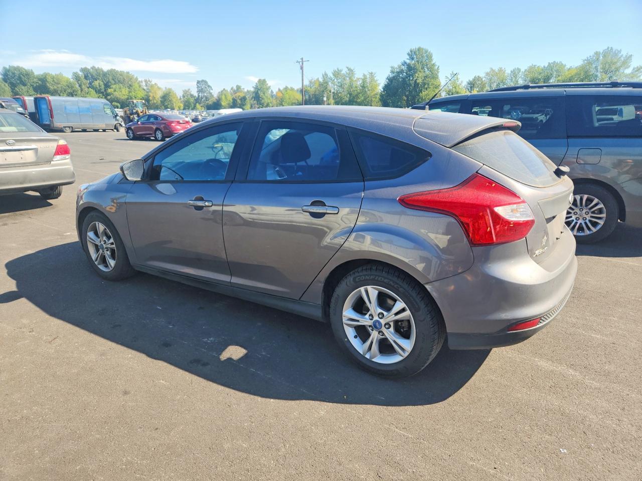 2012 Ford Focus Se Gray vin: 1FAHP3K29CL251428