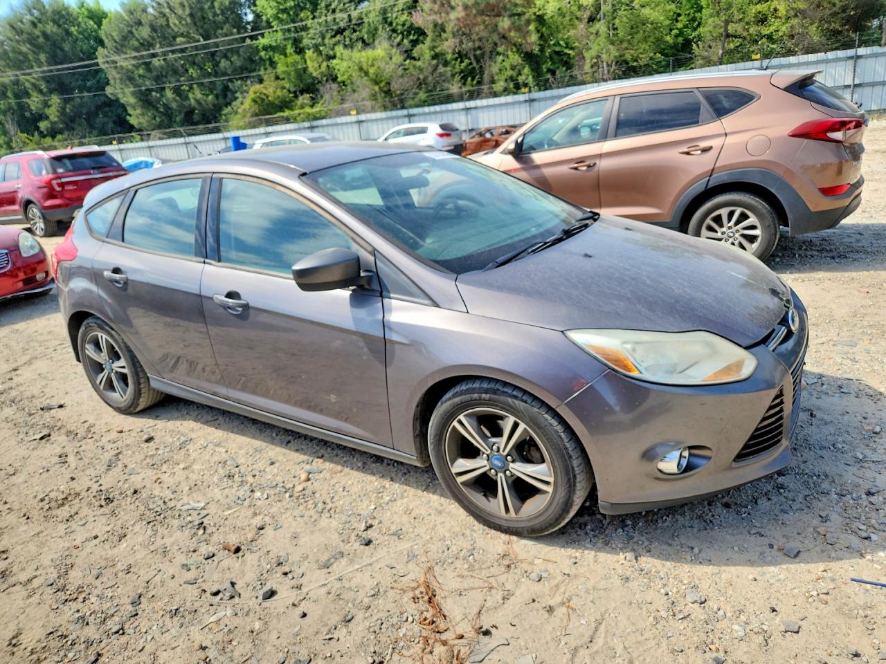 2012 Ford Focus Se Gray vin: 1FAHP3K29CL265412