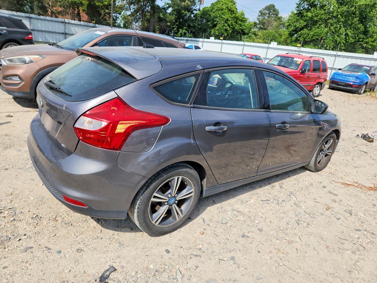 2012 Ford Focus Se Gray vin: 1FAHP3K29CL265412