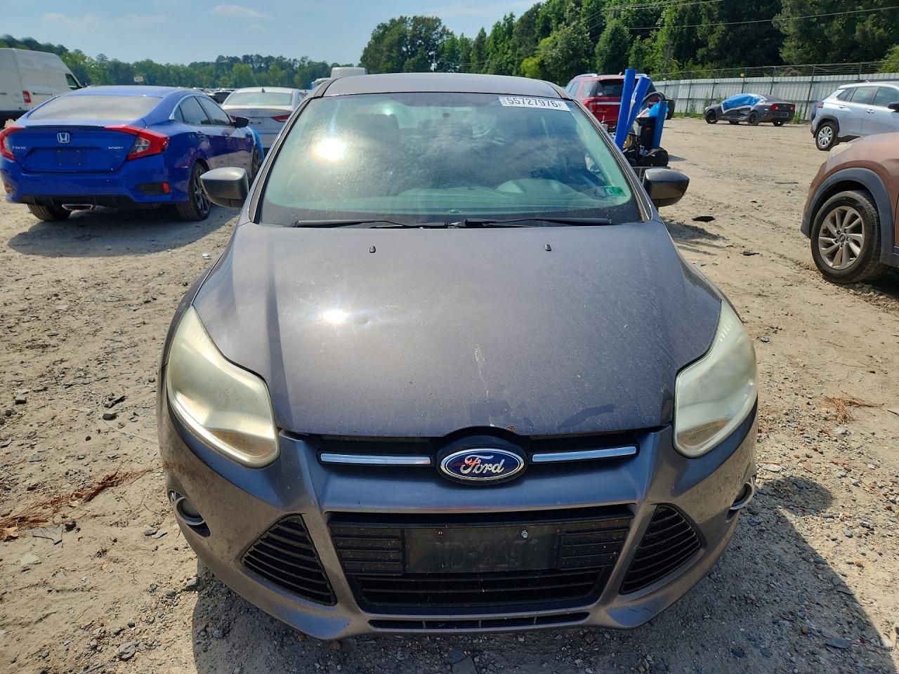 2012 Ford Focus Se Gray vin: 1FAHP3K29CL265412
