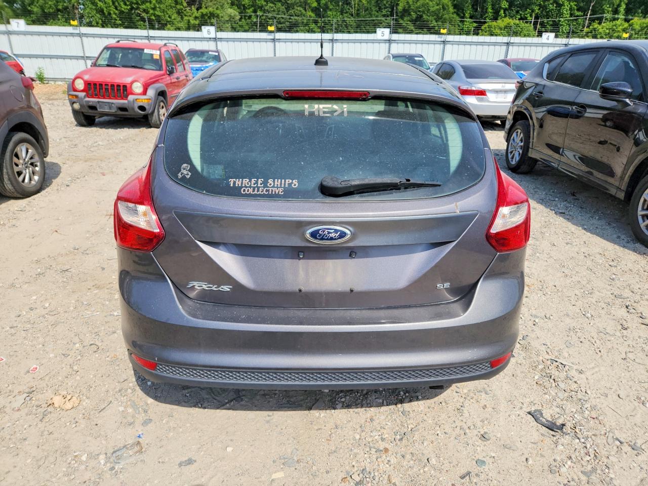 2012 Ford Focus Se Gray vin: 1FAHP3K29CL265412