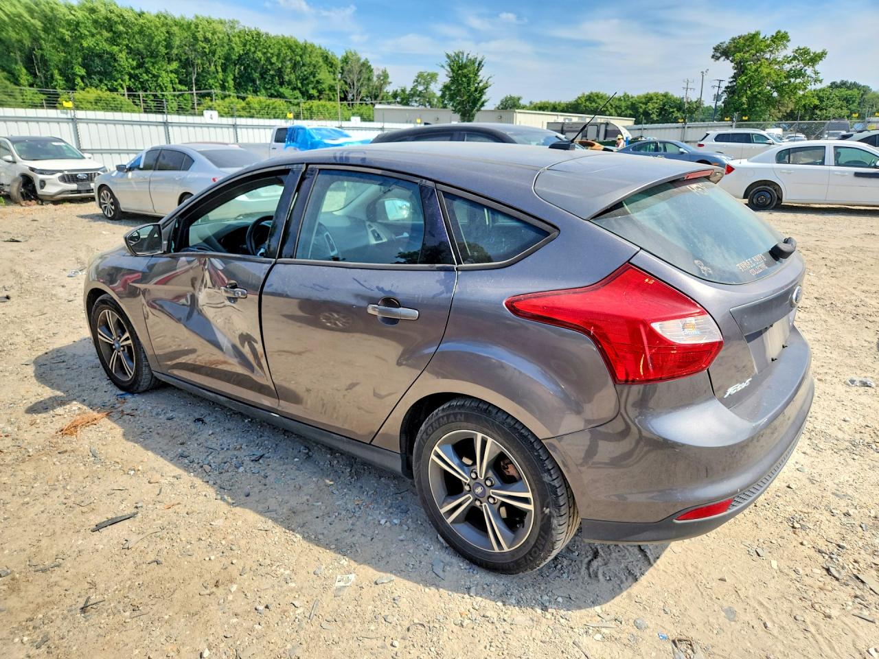 2012 Ford Focus Se Gray vin: 1FAHP3K29CL265412
