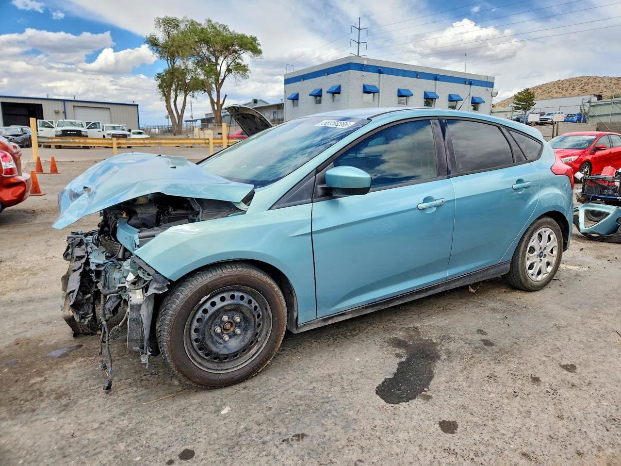 2012 Ford Focus Se Бирюзовый vin: 1FAHP3K29CL284848
